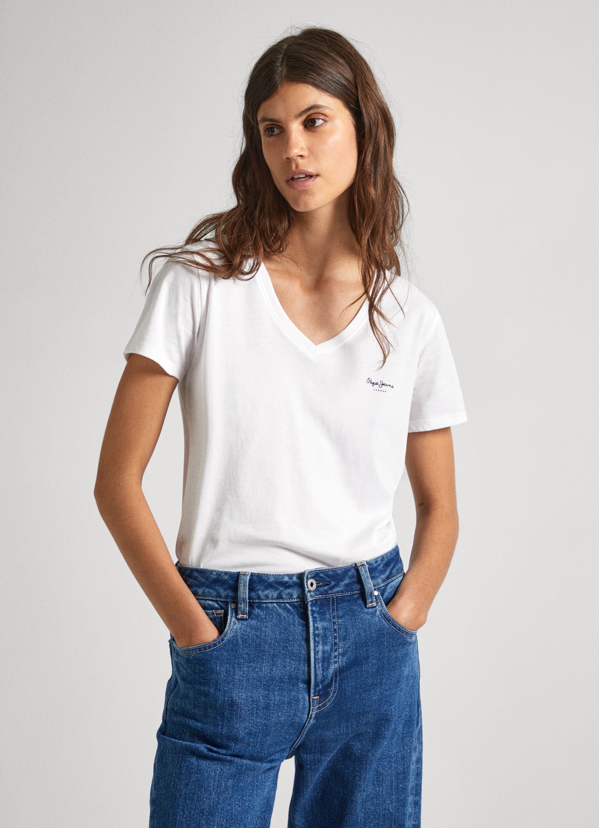 Pepe Jeans V-Shirt "LORETTE V-NECK"