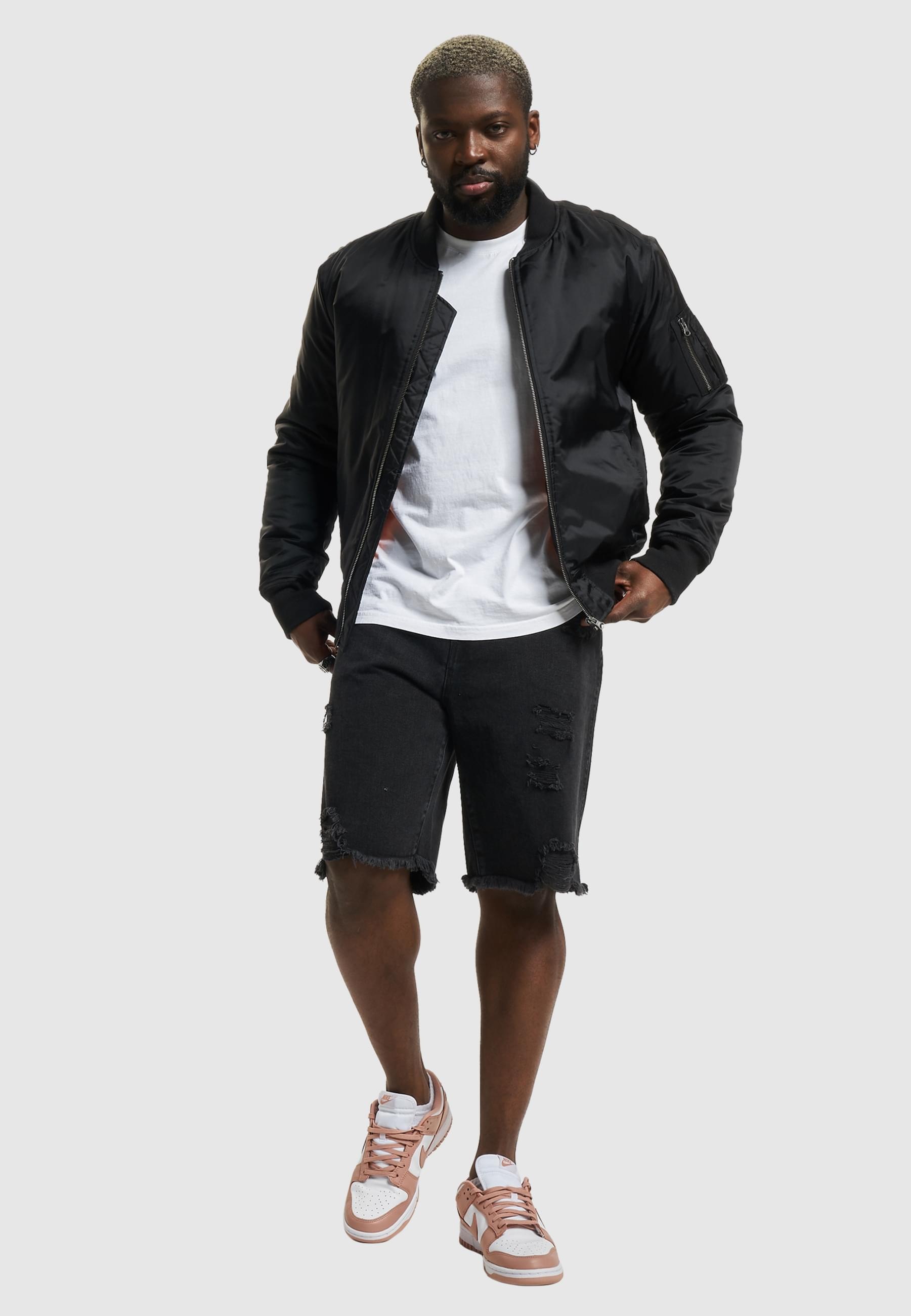 Karl Kani Shorts »Karl Kani Herren KM232-027-2 KK OG Heavy Distressed Denim Shorts«, (1 tlg.)