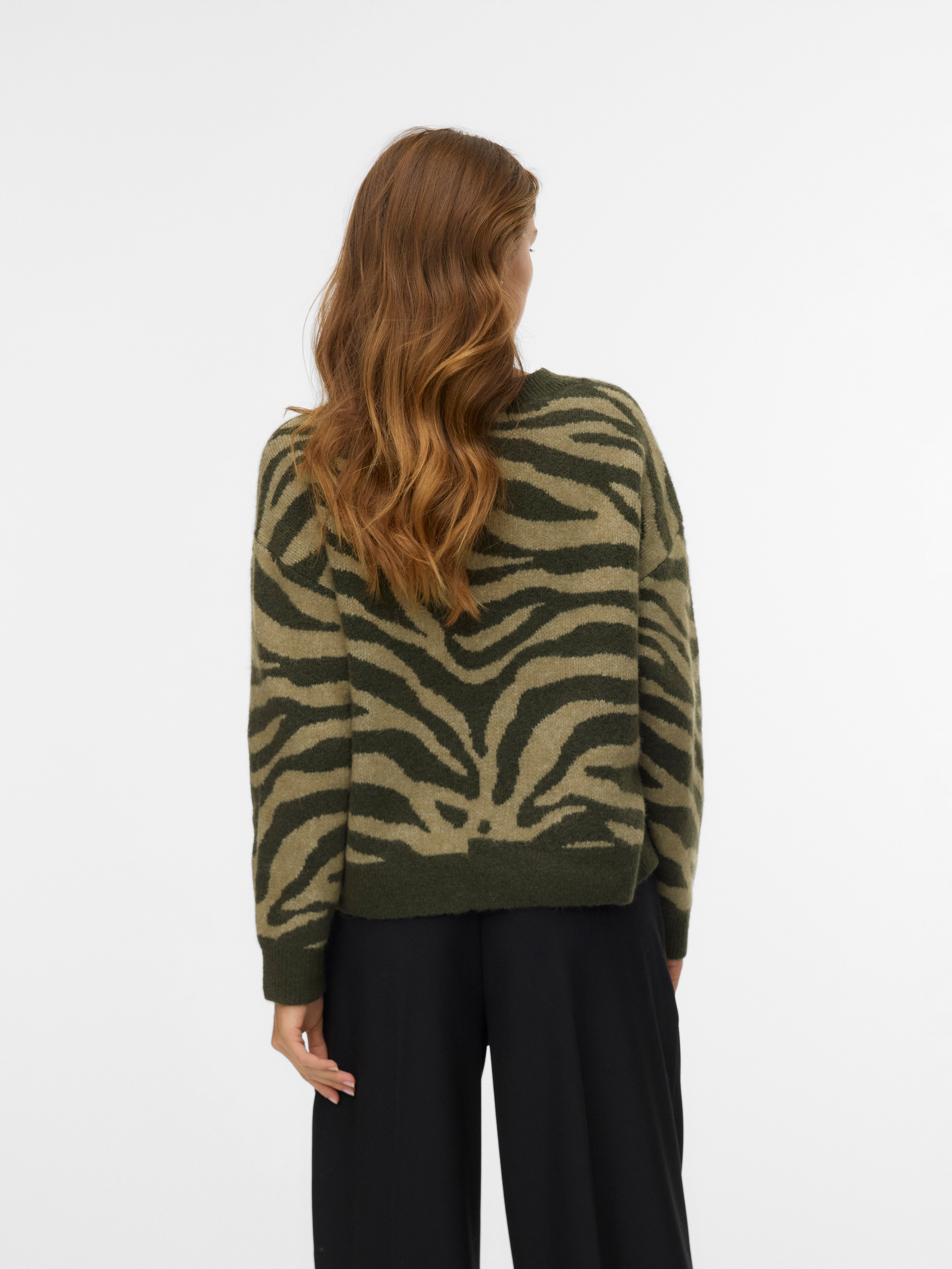 Vero Moda Strickpullover "VMNEWKAI LS O-NECK PULLOVER BOO" günstig online kaufen