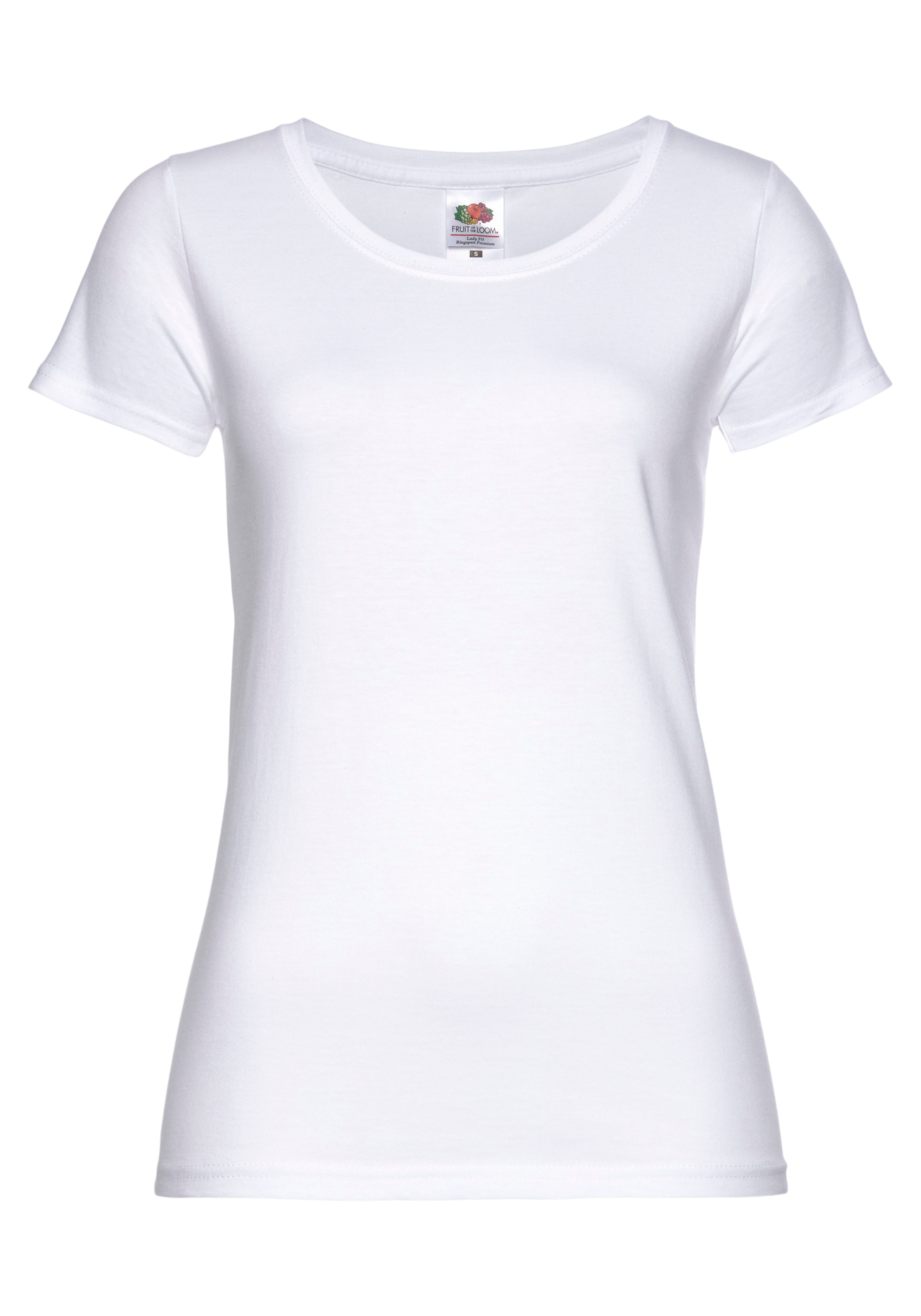 Thumbnail - Fruit of the Loom Rundhalsshirt "Lady Fit Premium" Packung, 2er-Pack, 2 Stk. tlg.