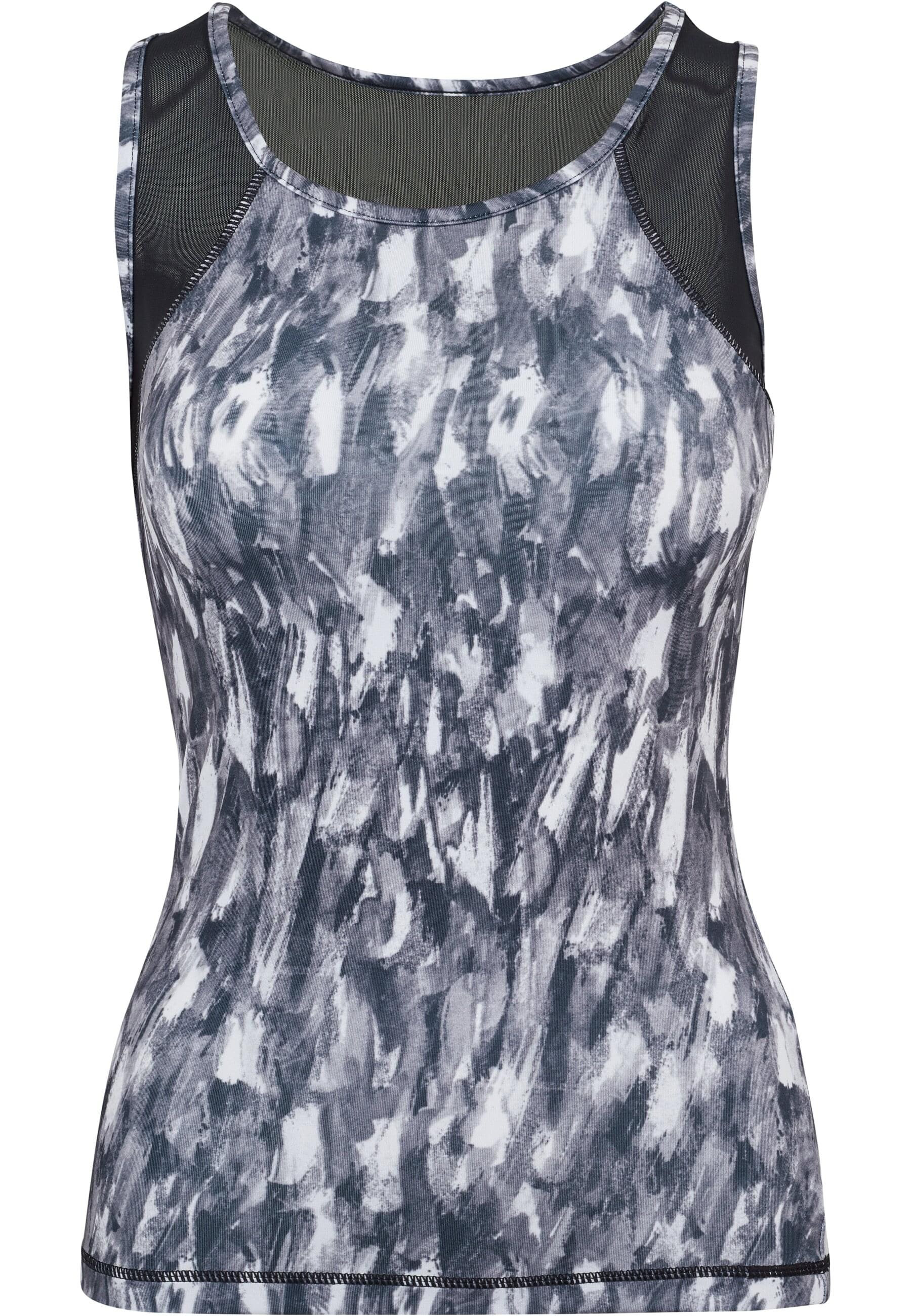 URBAN CLASSICS Muskelshirt "Urban Classics Damen Ladies Active Graphic Top" günstig online kaufen