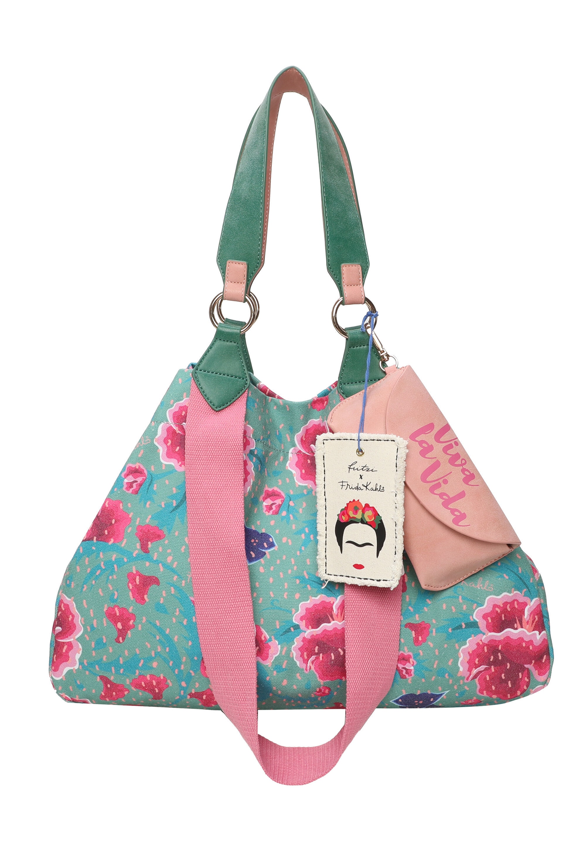 Fritzi aus Preußen Shopper "Fritzi x Frida Kahlo" mit Blumenprint