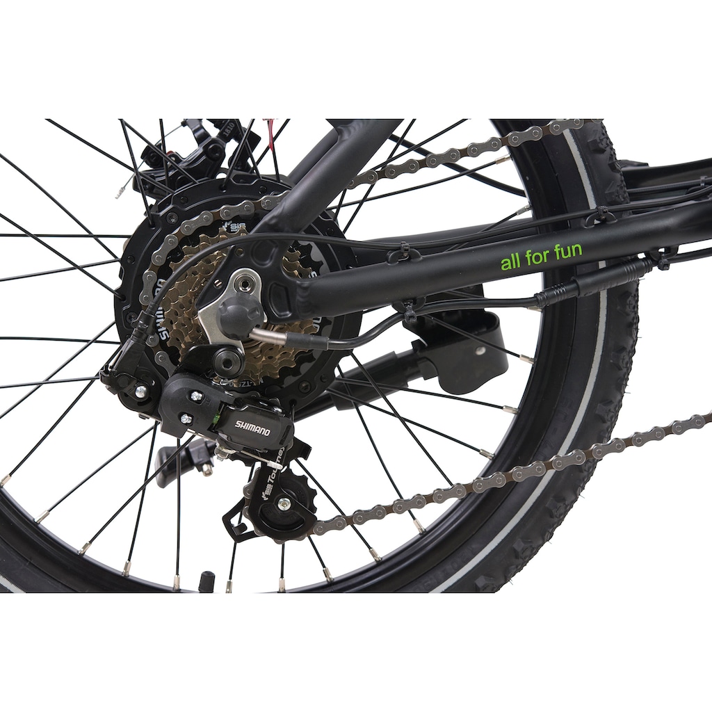 LLobe E-Bike »City III schwarz«, 7 Gang, Shimano, Heckmotor 250 W