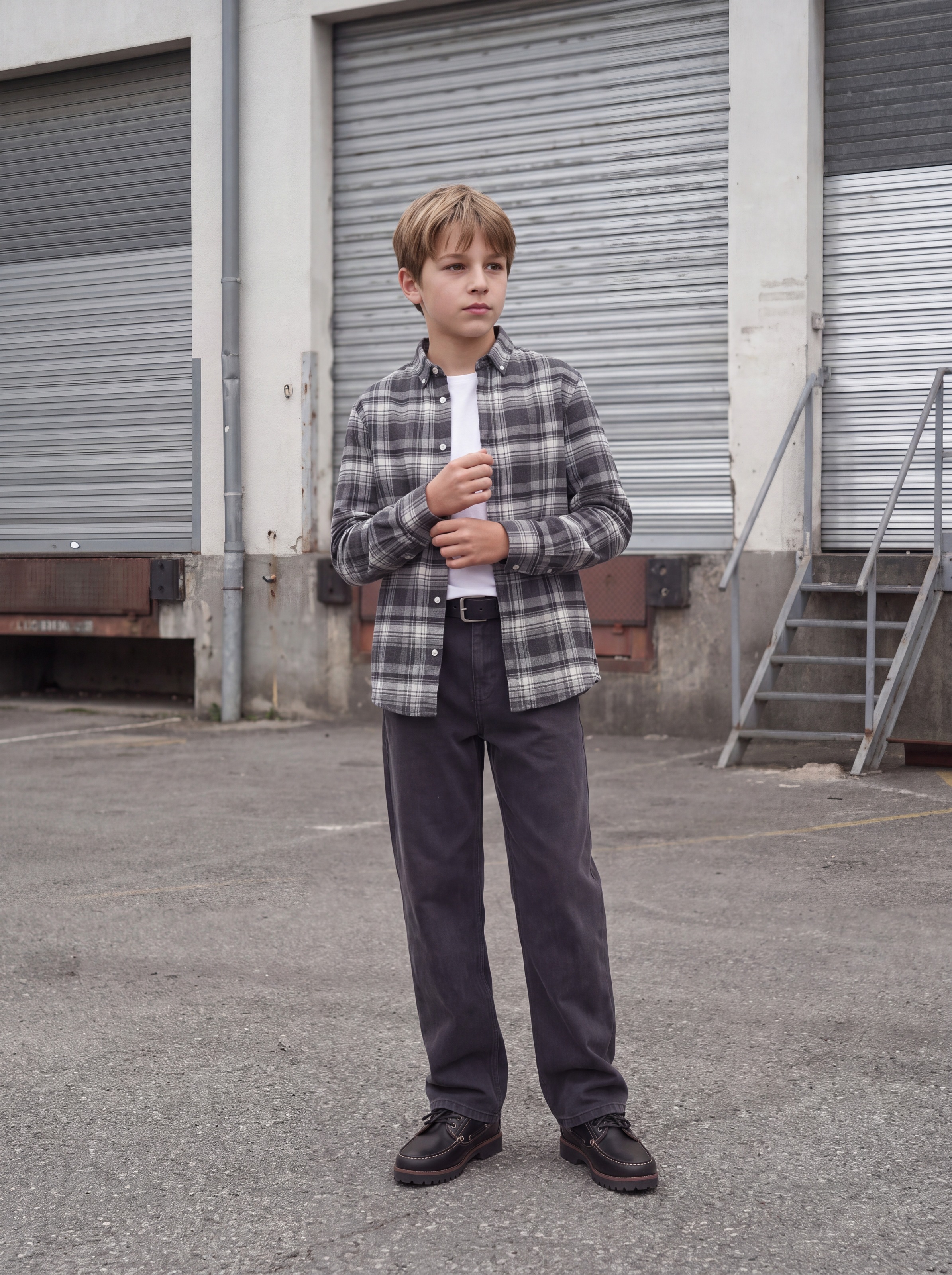 Jack & Jones Junior Langarmhemd »JPRBLUSTANLEY FLANNEL L/S SHIRT BF JNR« Baumwolle, normal geschnitten