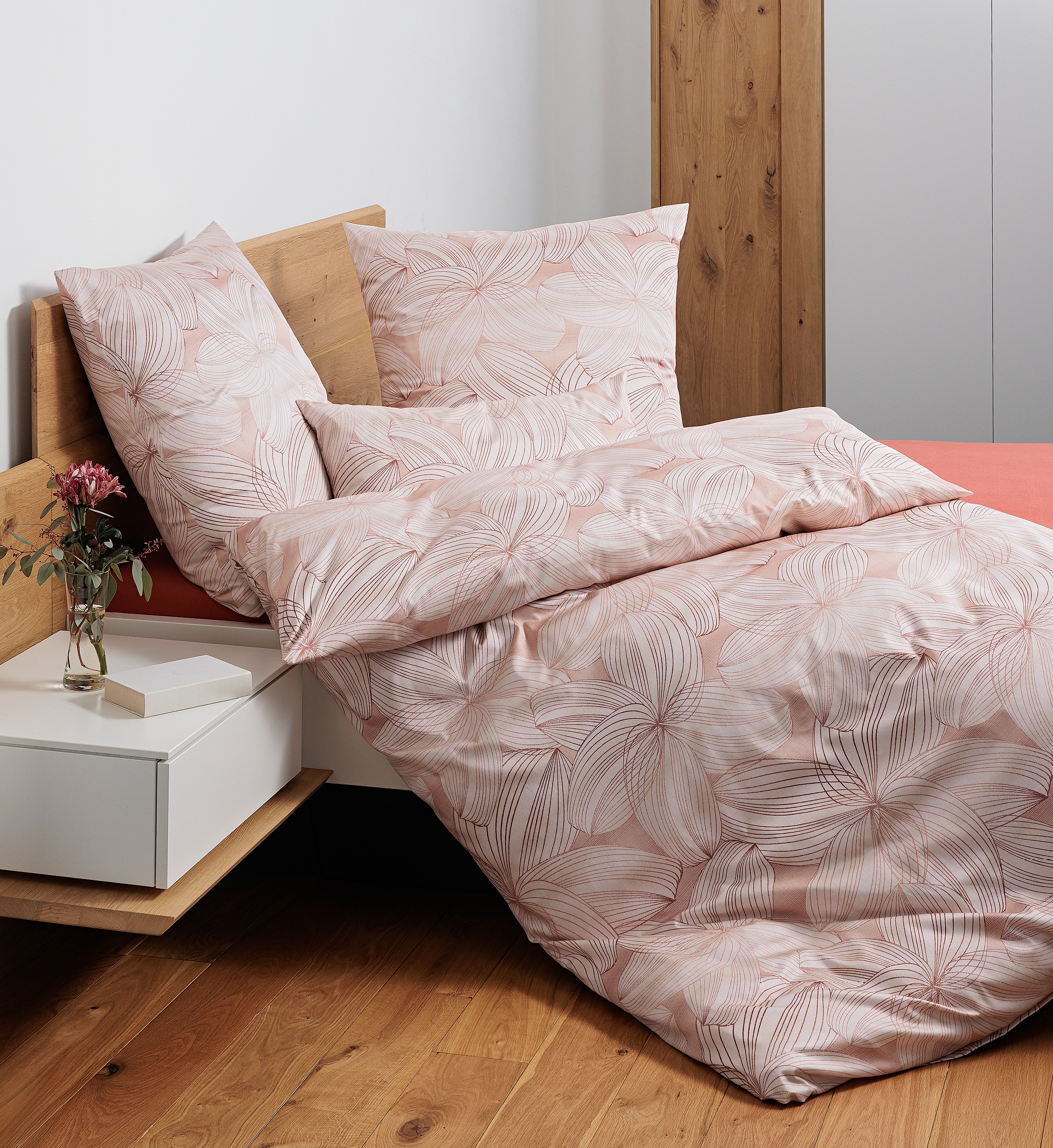 Janine Bettwäsche "MILANO 45131 07 155x200,80x80" mit Reißverschluss günstig online kaufen