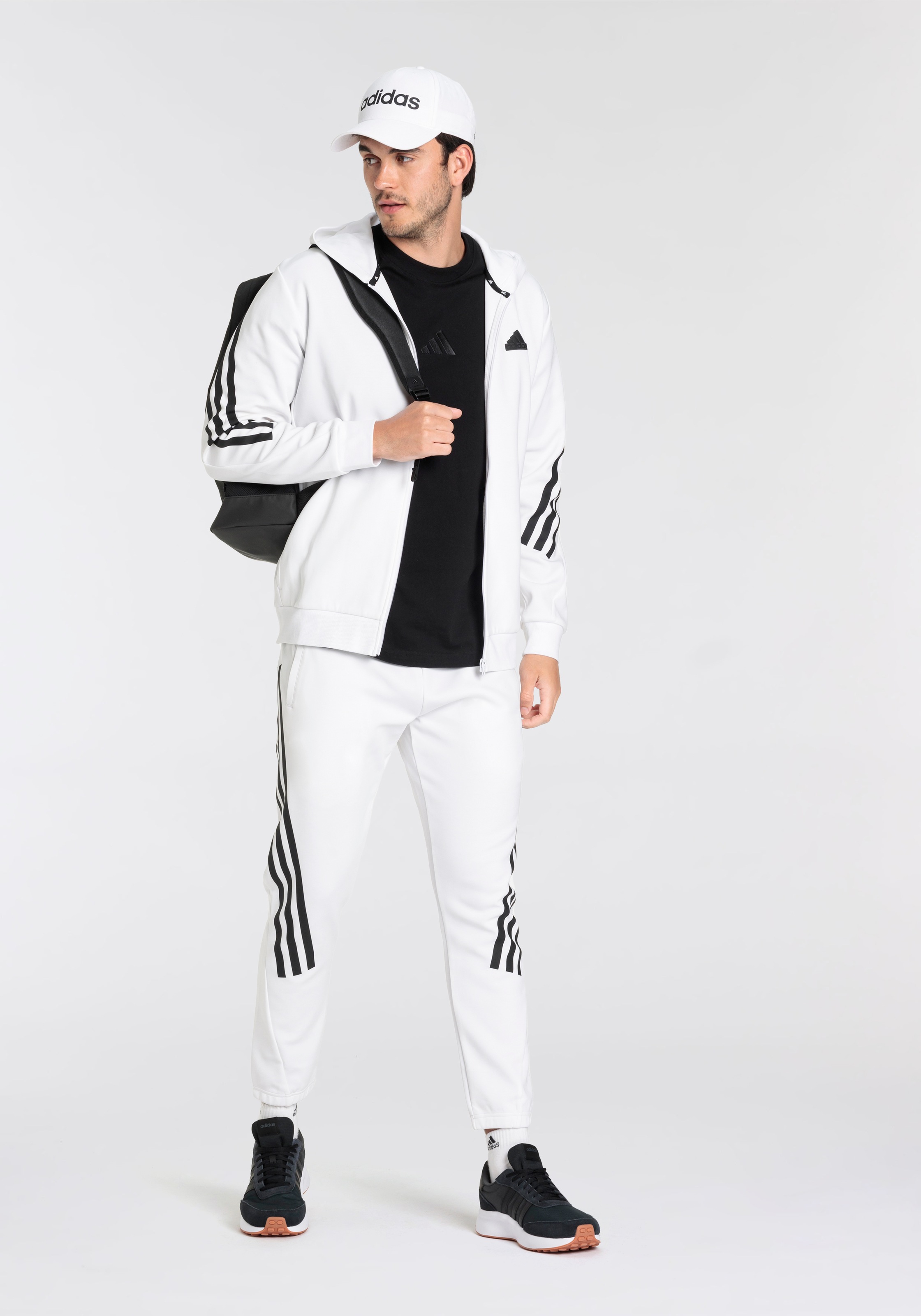 adidas Sportswear Kapuzensweatshirt »M FI 3S FZ«