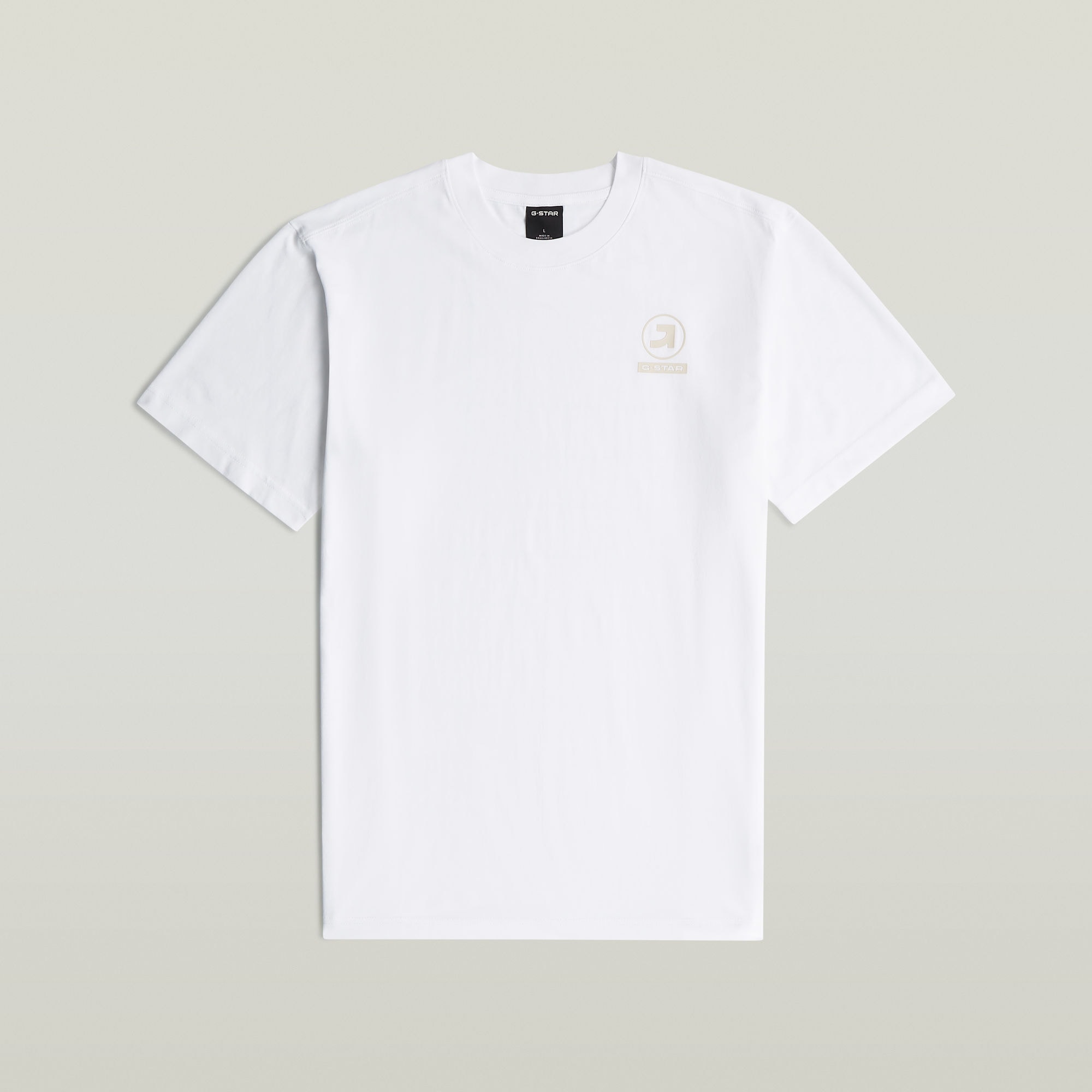 G-STAR T-Shirt »Logo r tee« in Baumwollqualität, Regular Fit