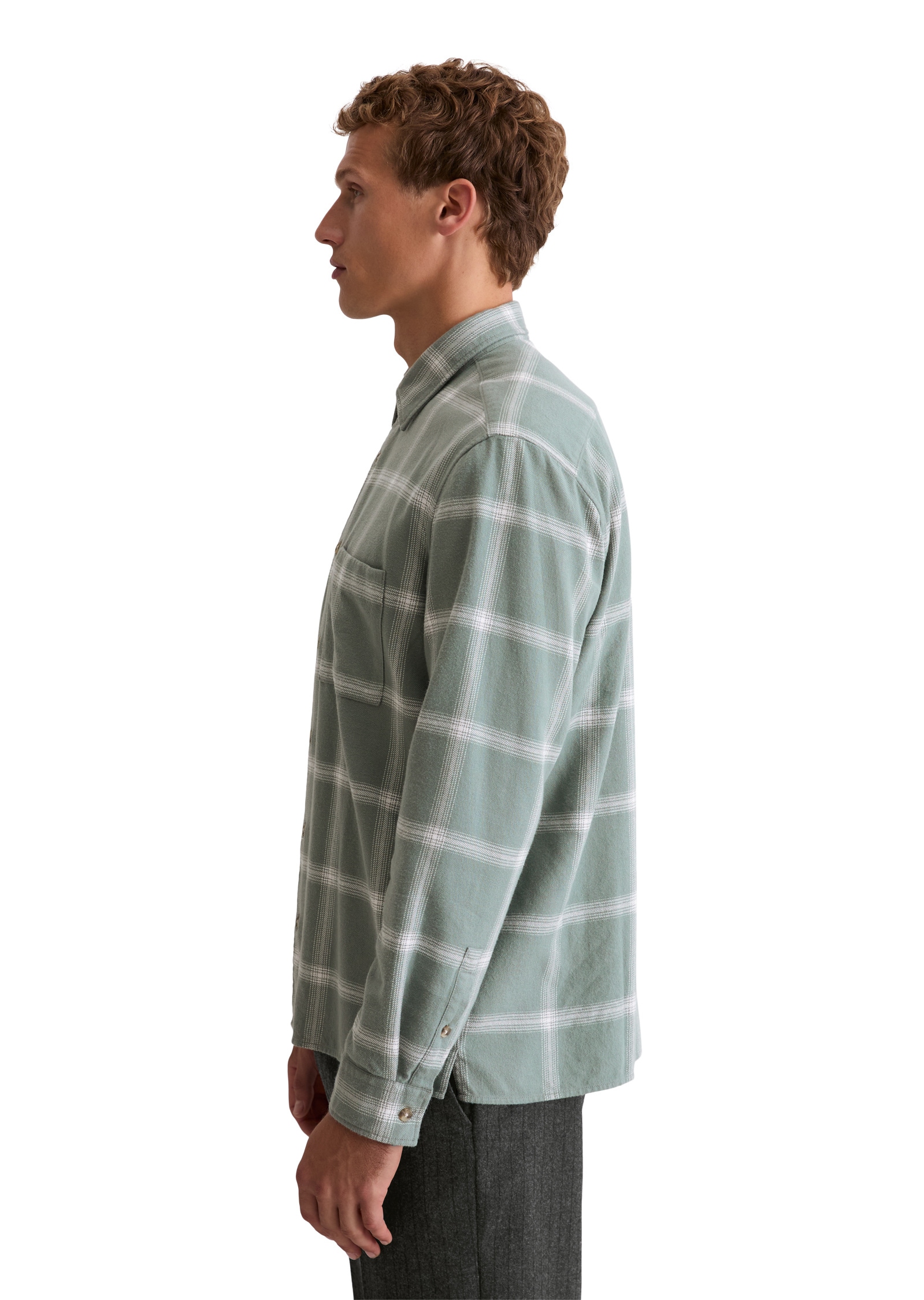 Marc O'Polo Langarmhemd »aus weichem Bio-Baumwoll-Twill«