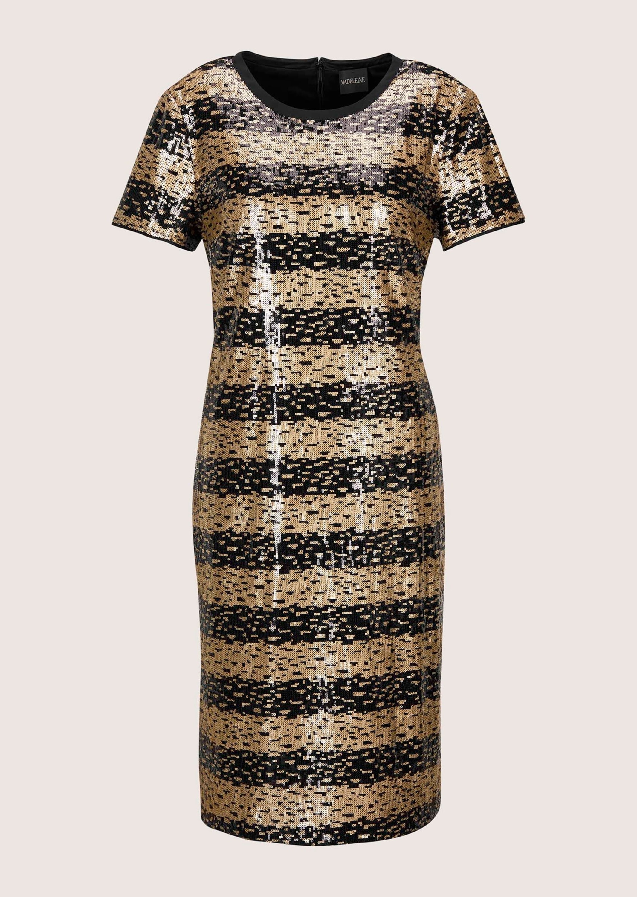 MADELEINE Cocktailkleid "Paillettenkleid Elegantes Shirtkleid im Streifen-L günstig online kaufen
