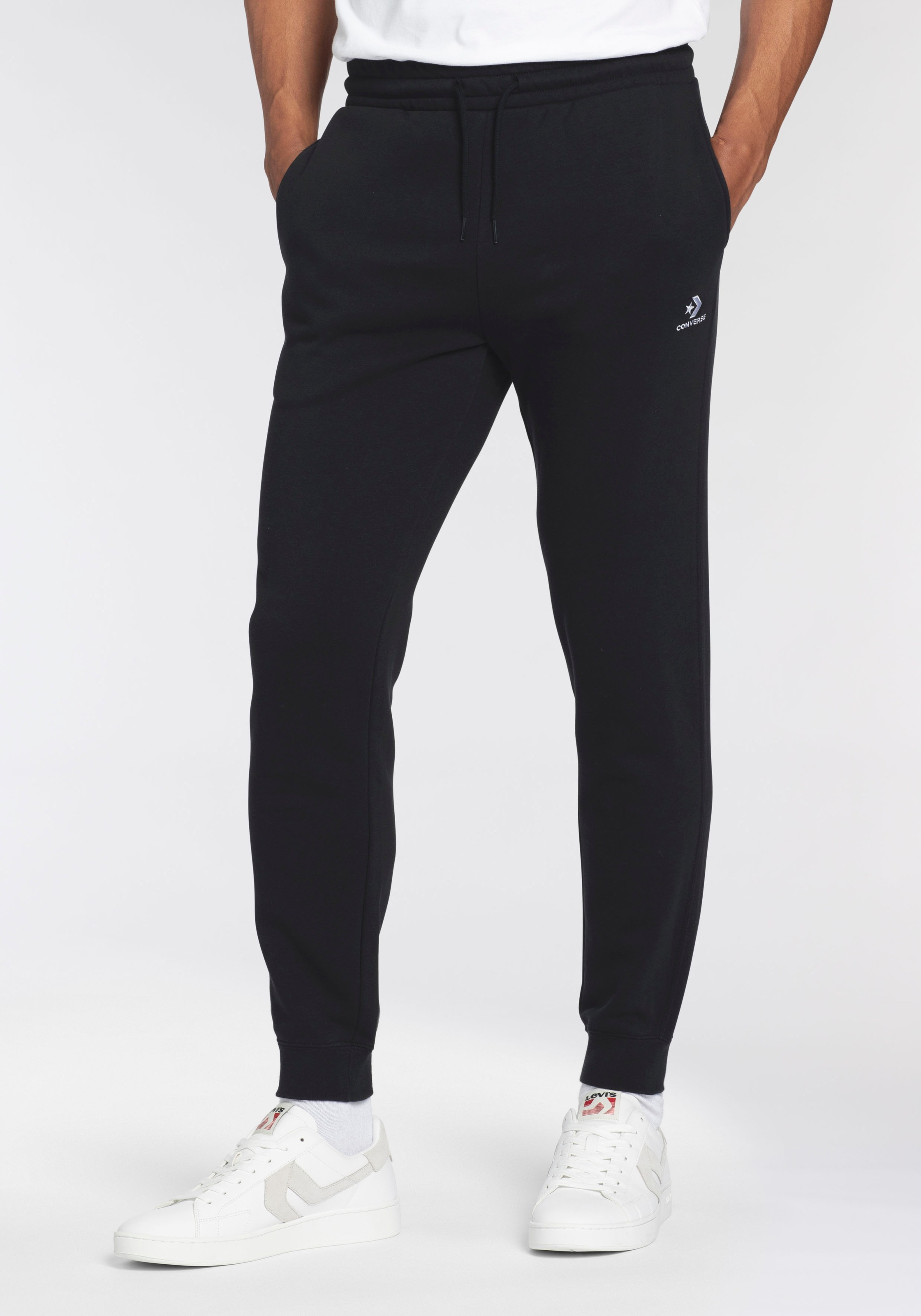Converse Jogginghose "GO-TO EMBROIDERED STAR CHEVRON BRUSHED BACK FLEECE SW günstig online kaufen