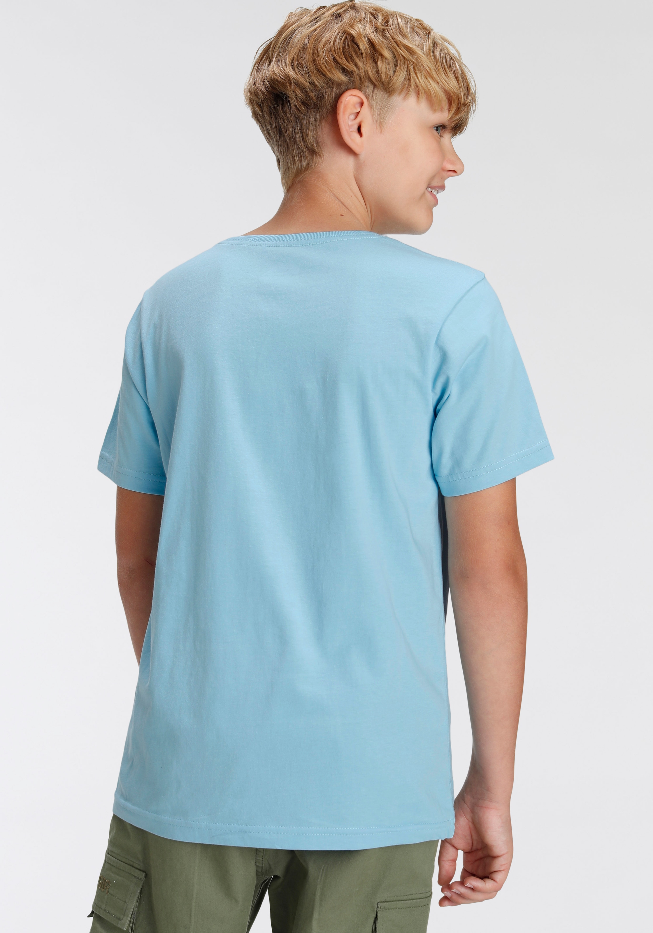 Quiksilver T-Shirt »Jungen Doppelpack mit tlg.) Logodruck«, bestellen 2 | (Packung, BAUR
