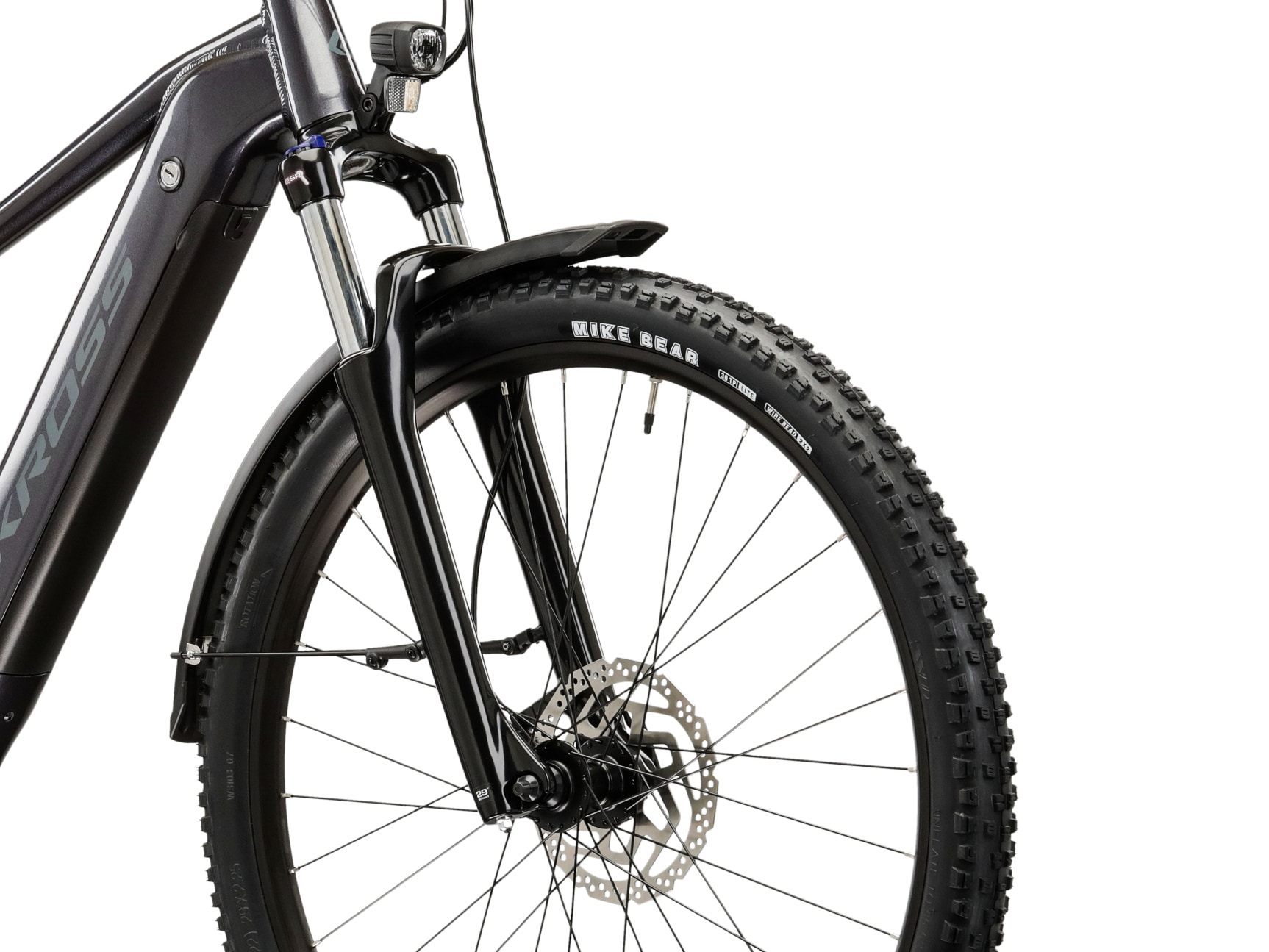 Kross »KROSS E-MTB Hexagon Boost 1.0 29 Zoll graphite 8 Gänge« 8 Gang Shimano ESSA U2000 Schaltwerk Kettenschaltung Heckmotor 250 W KROSS E-MTB Hexagon Boost 1.0 29 Zoll graphite 8 Gänge