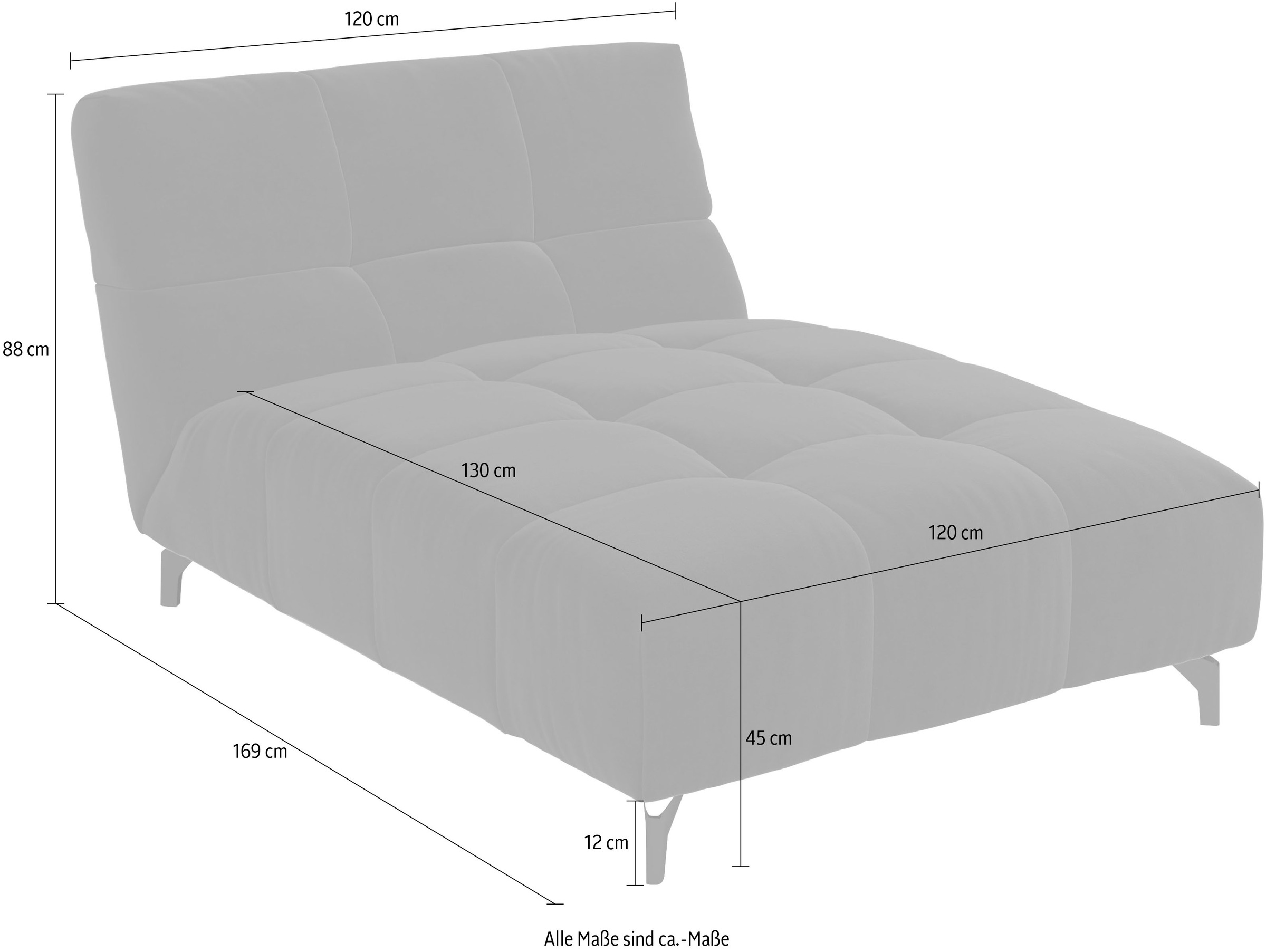 INOSIGN Sofaelement »Bahamas«, nach Wunsch zusammenstellbar