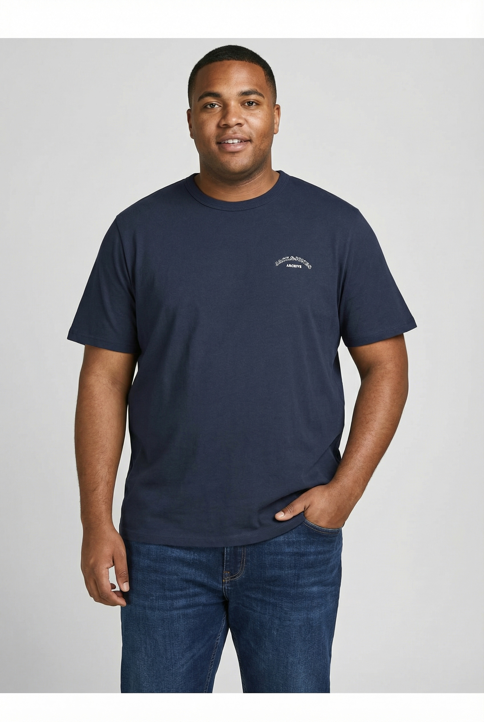 Jack & Jones PlusSize "JJCOLLEGE LOGO TEE SS CREW NECK PLS"