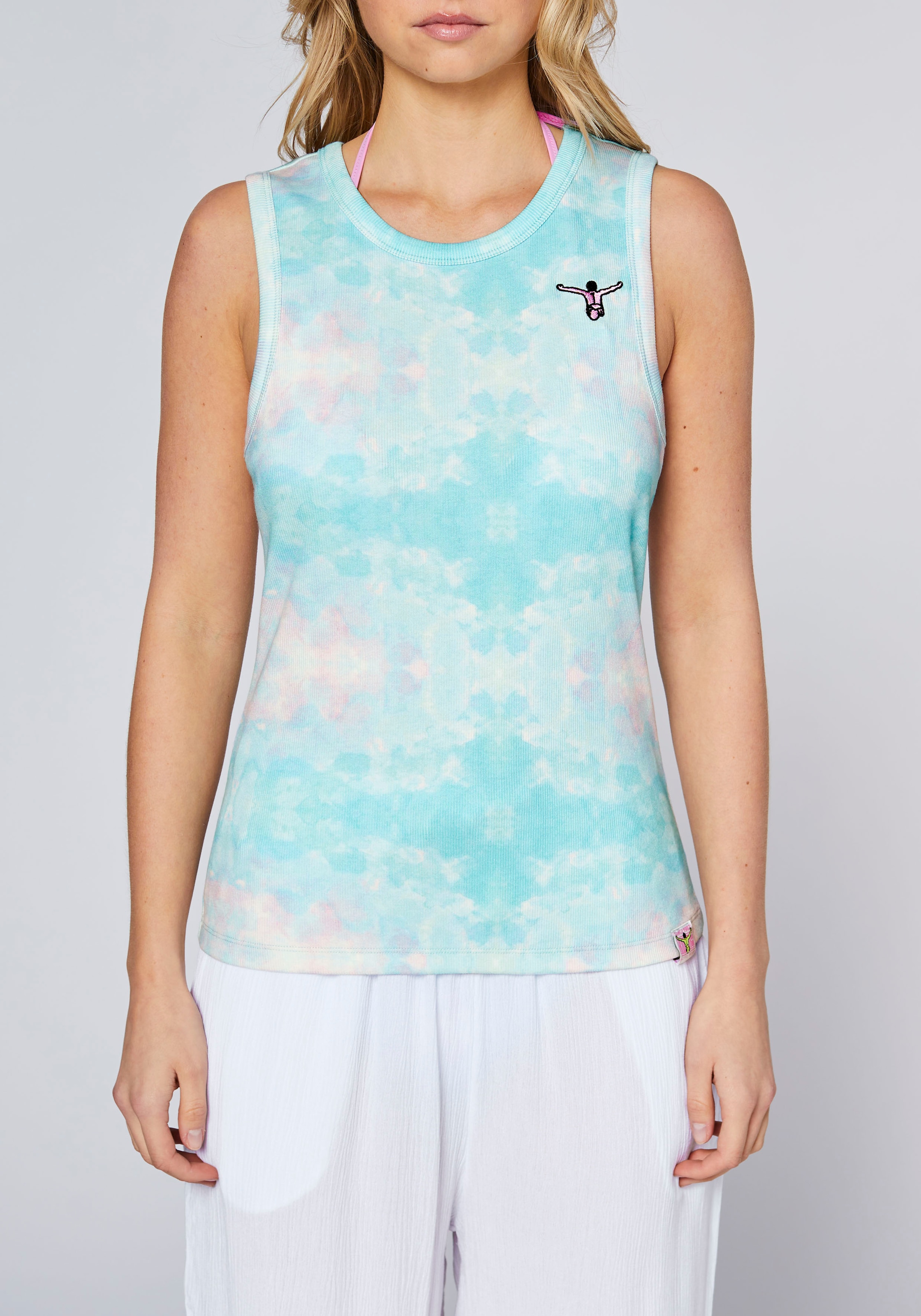 Chiemsee Tanktop - mit kleiner Logostickerei im Nacken<br/>