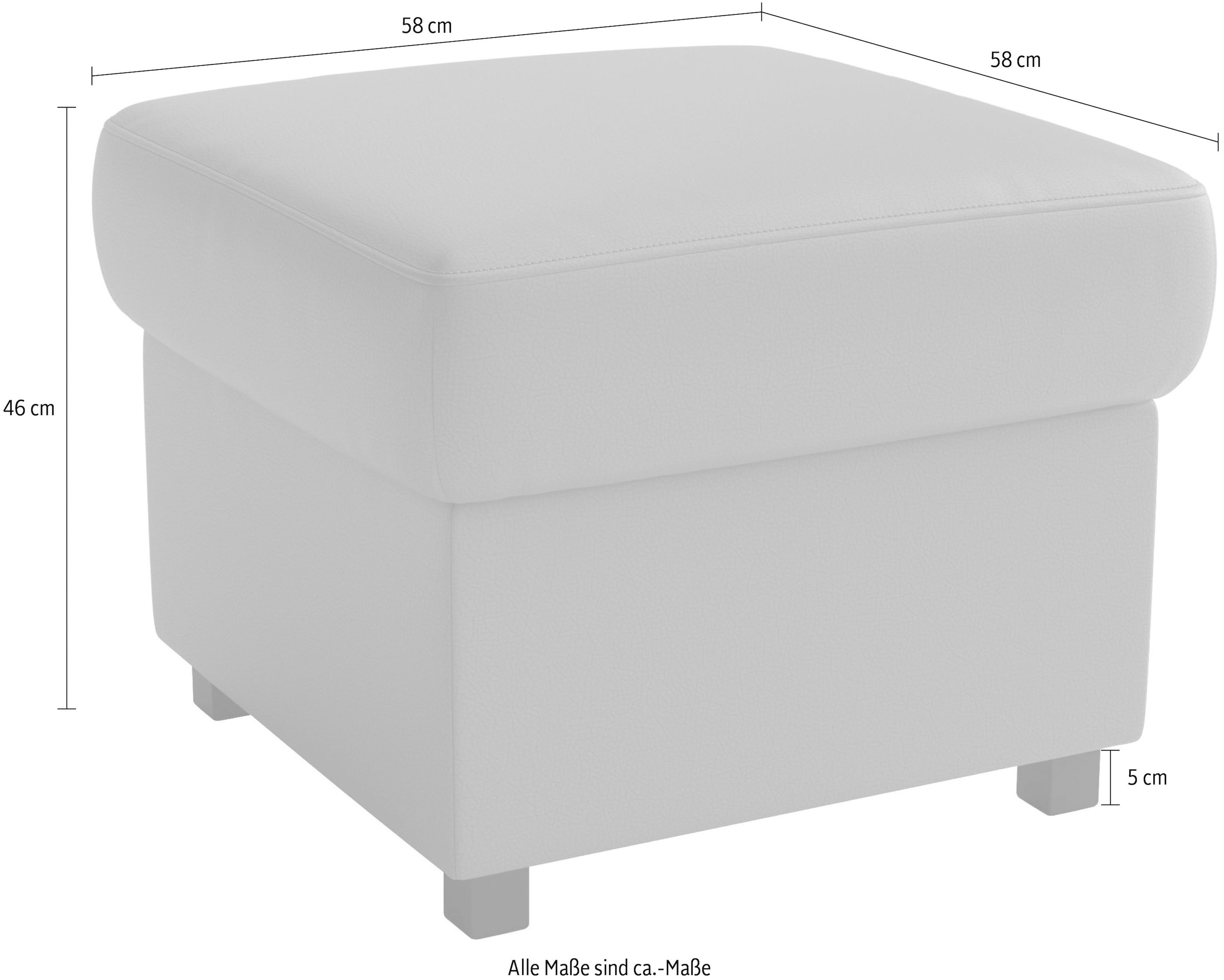 sit&more Polsterhocker »Montego«