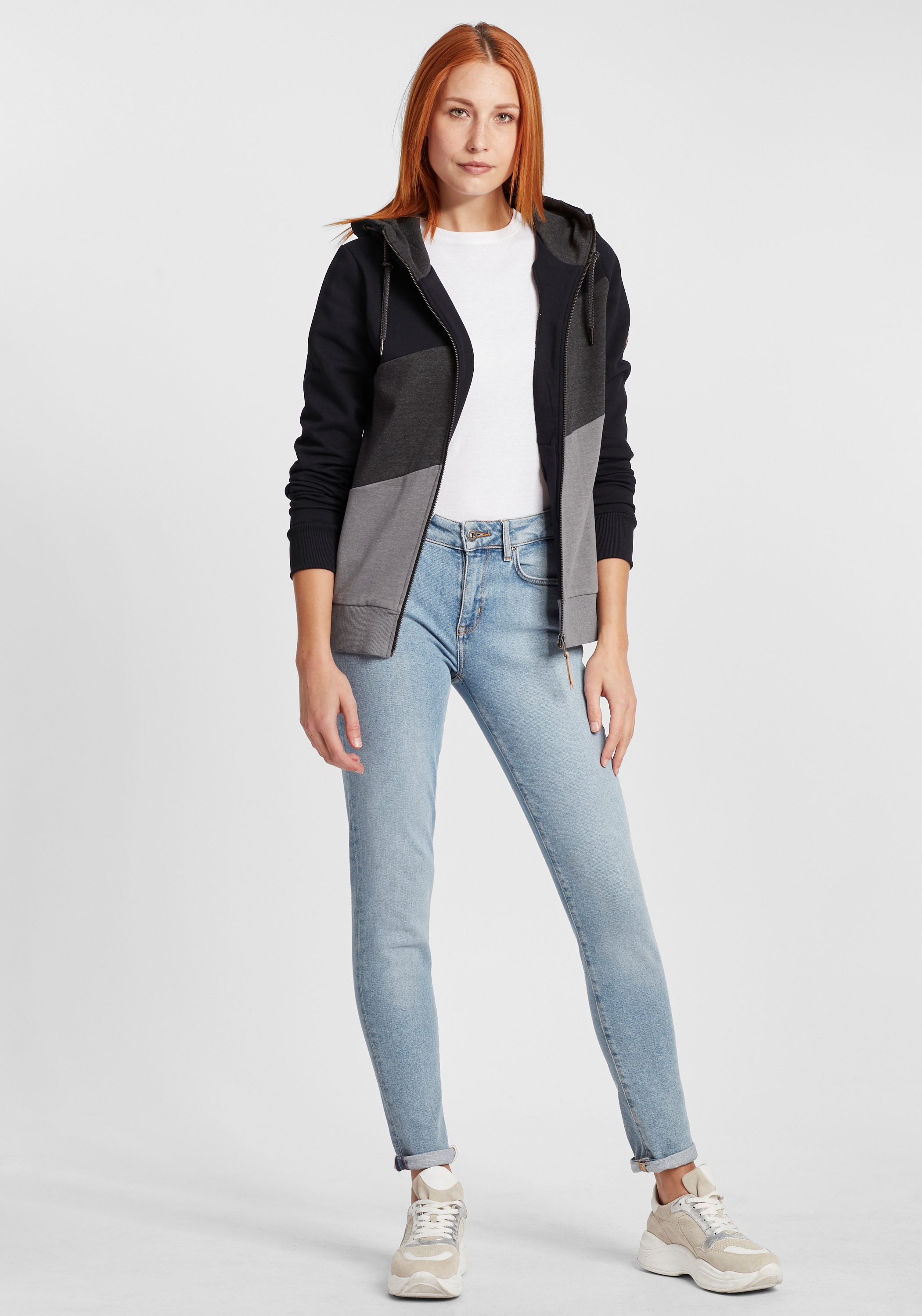 OXMO Sweatjacke »Sweatjacke OXAggi«