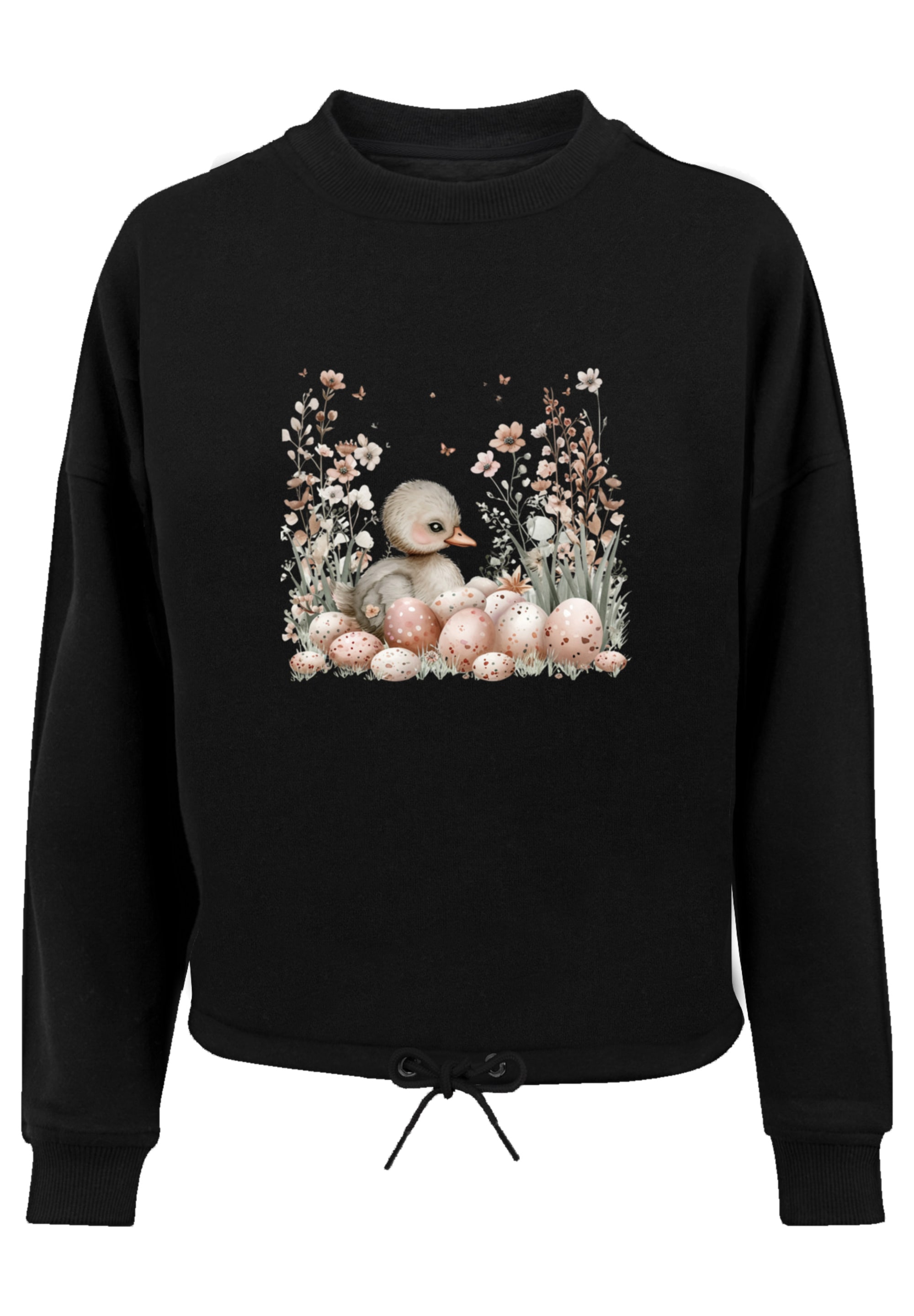 F4NT4STIC Sweatshirt »Ente Ostereier Blumen Küken«, Premium Qualität