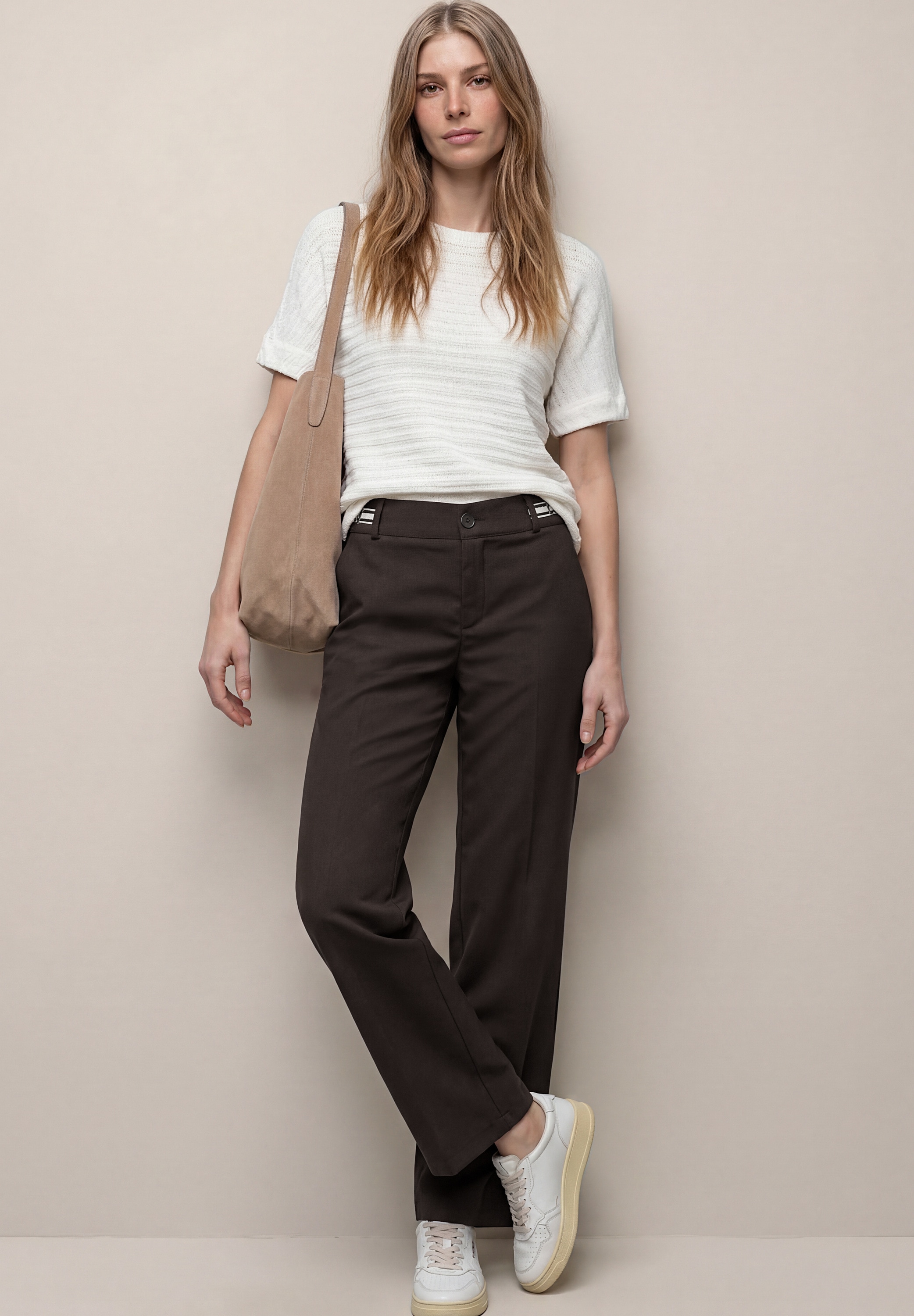 STREET ONE Stoffhose  Middle Waist