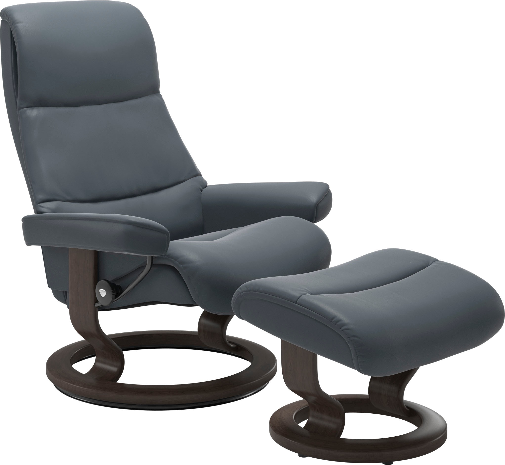 Stressless "View" Set, Relaxsessel mit Hocker, mit Classic Base, Größe S,Ge günstig online kaufen
