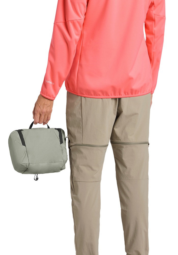 JACK WOLFSKIN Kulturbeutel "WANDERMOOD WASHBAG", grün, Polyamid, Taschen