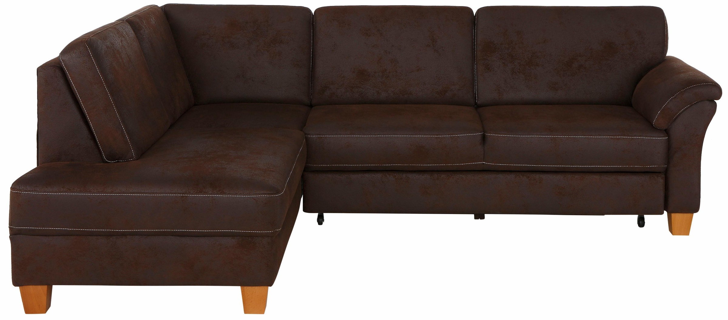 OTTO home Ecksofa "Borkum L-Form, B: 249 cm - OTTO. Verlässliche Qualität." mit Schlaffunktion, Eckcouch mit Federkern