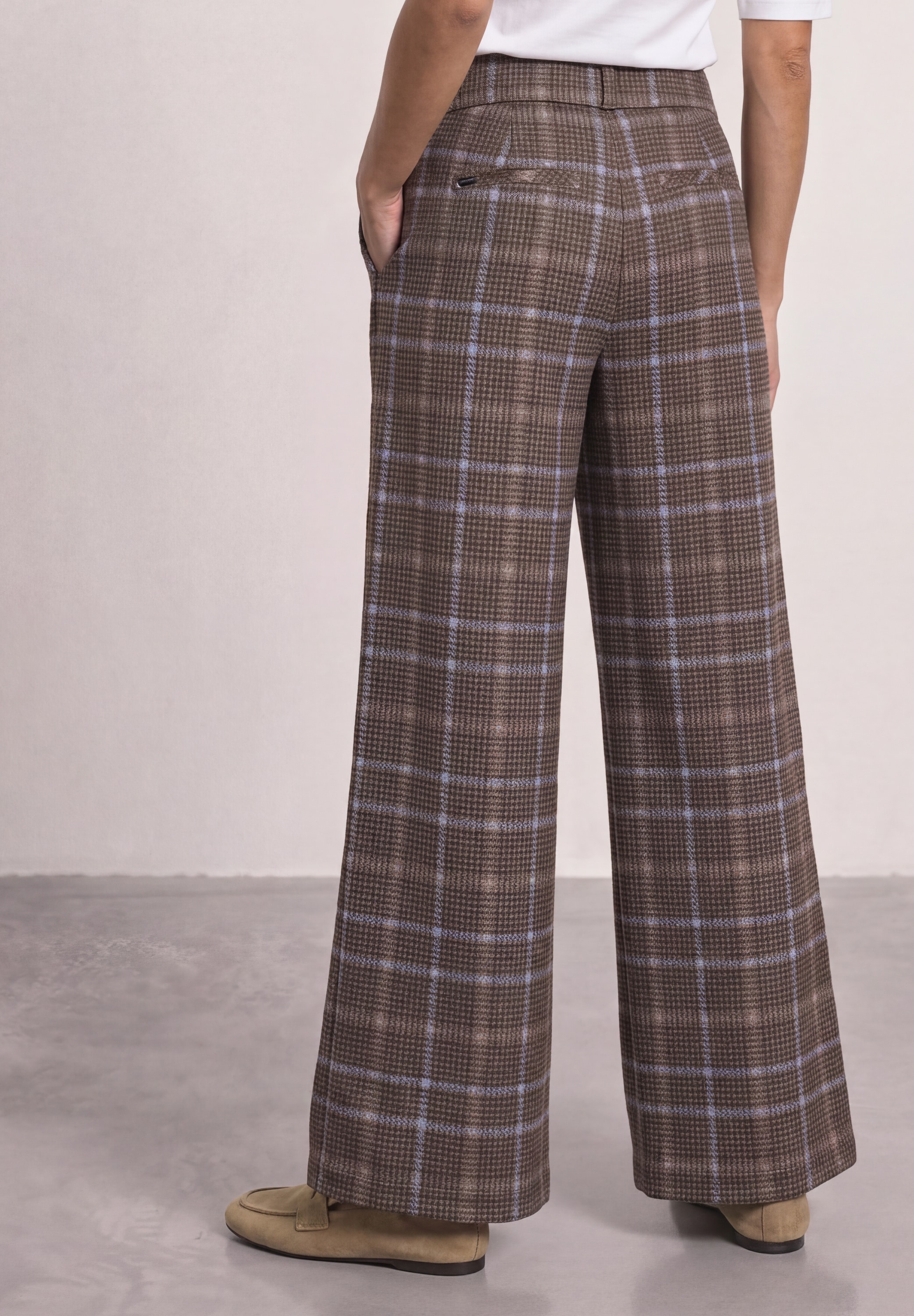 STREET ONE Stoffhose  mit Wide Legs