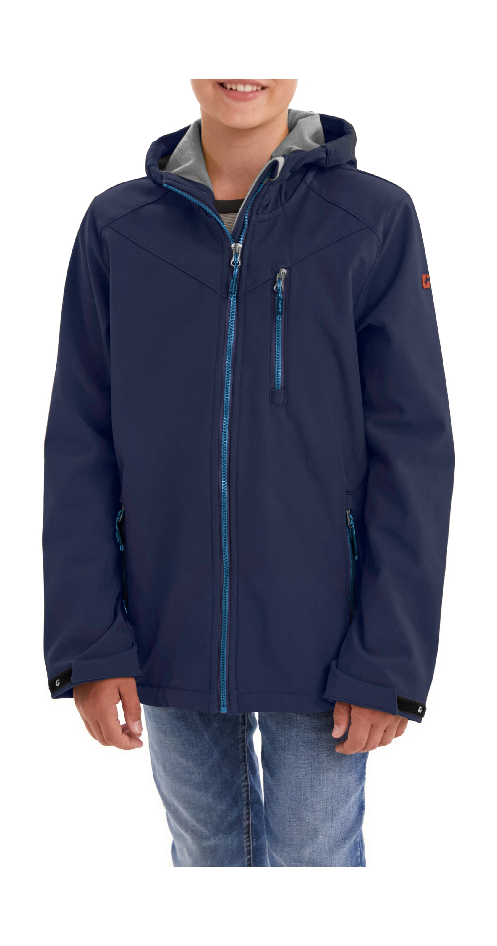 Killtec Softshelljacke »Boys Softshelljacke«, Wasserabweisende Softshelljacke mit Kapuze, Fleece und PFAs-frei