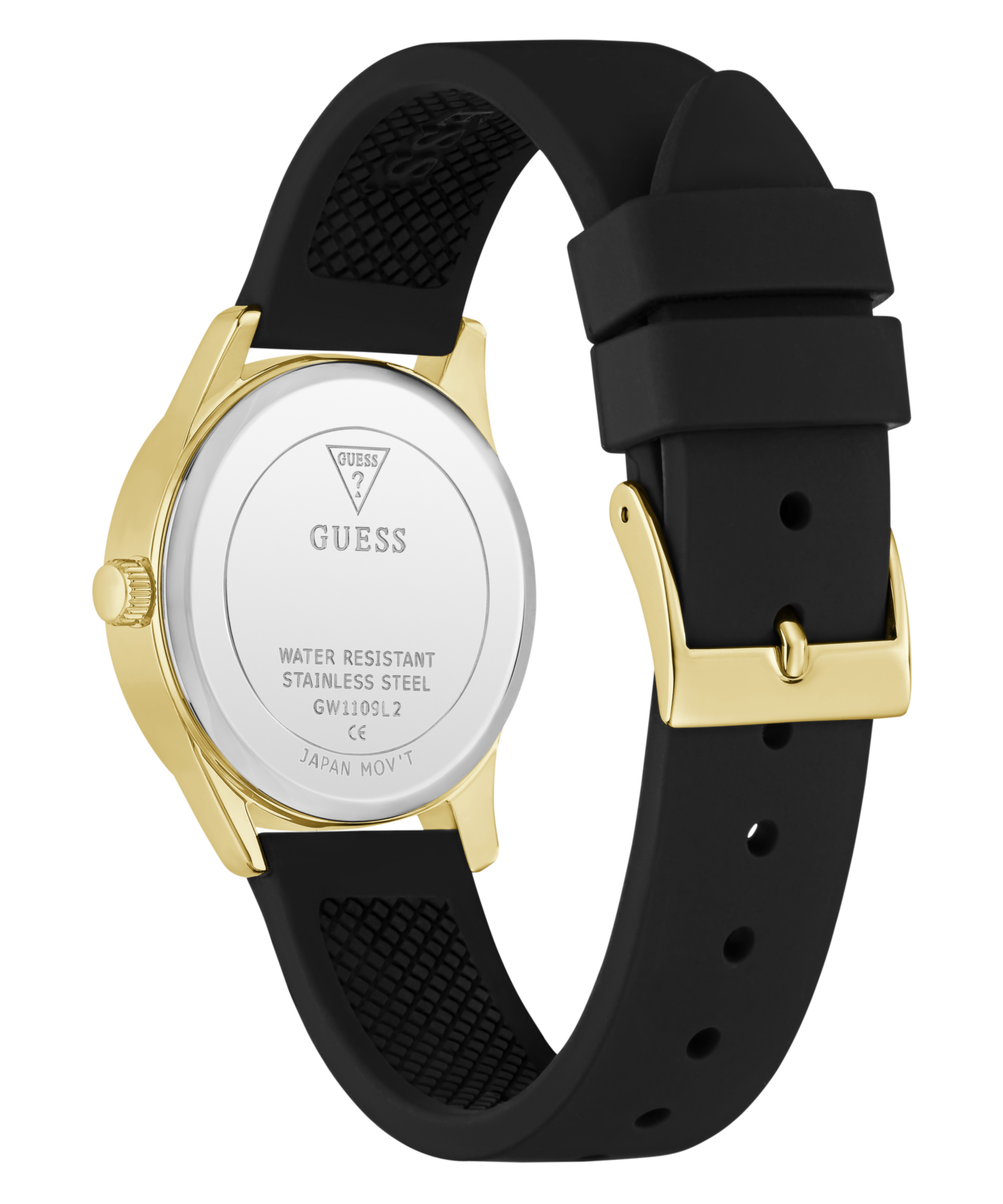 Guess Quarzuhr »CELESTIAL G« Armbanduhr, Damenuhr, Silikonarmband, analog