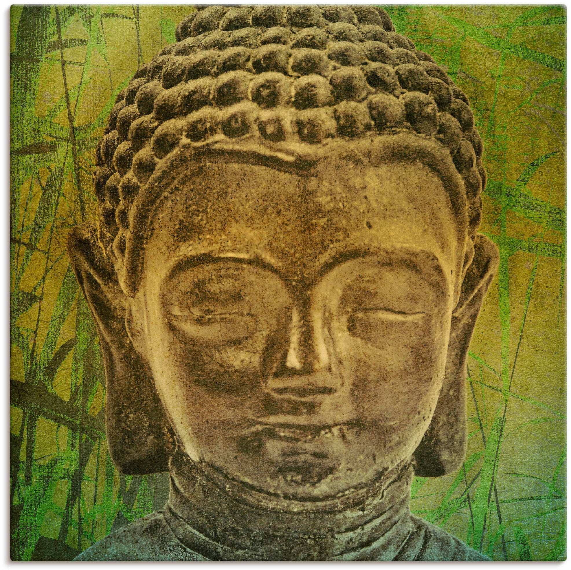 Artland Wandbild "Buddha II", Religion, (1 St.), als Leinwandbild, Poster in verschied. Größen