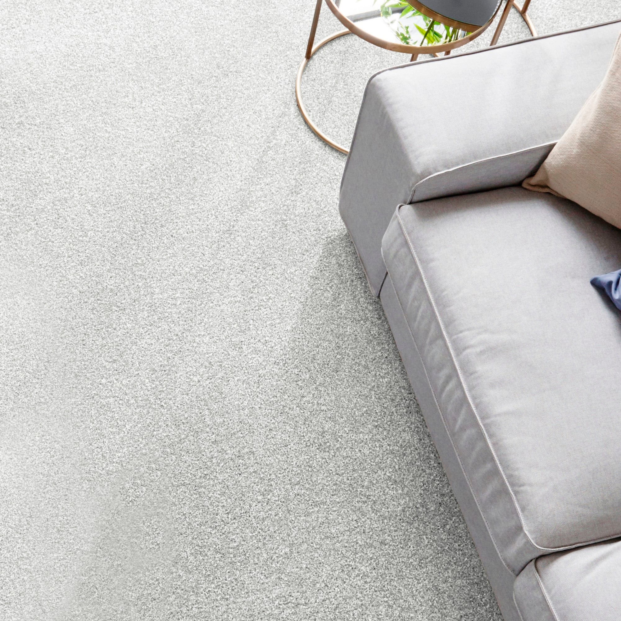 Andiamo Teppichboden »Catania, Velours, Made in Belgium«, rechteckig, 7,5 mm Höhe, meliert, Breite 400 cm oder 500 cm, strapazierfähig & pflegeleicht