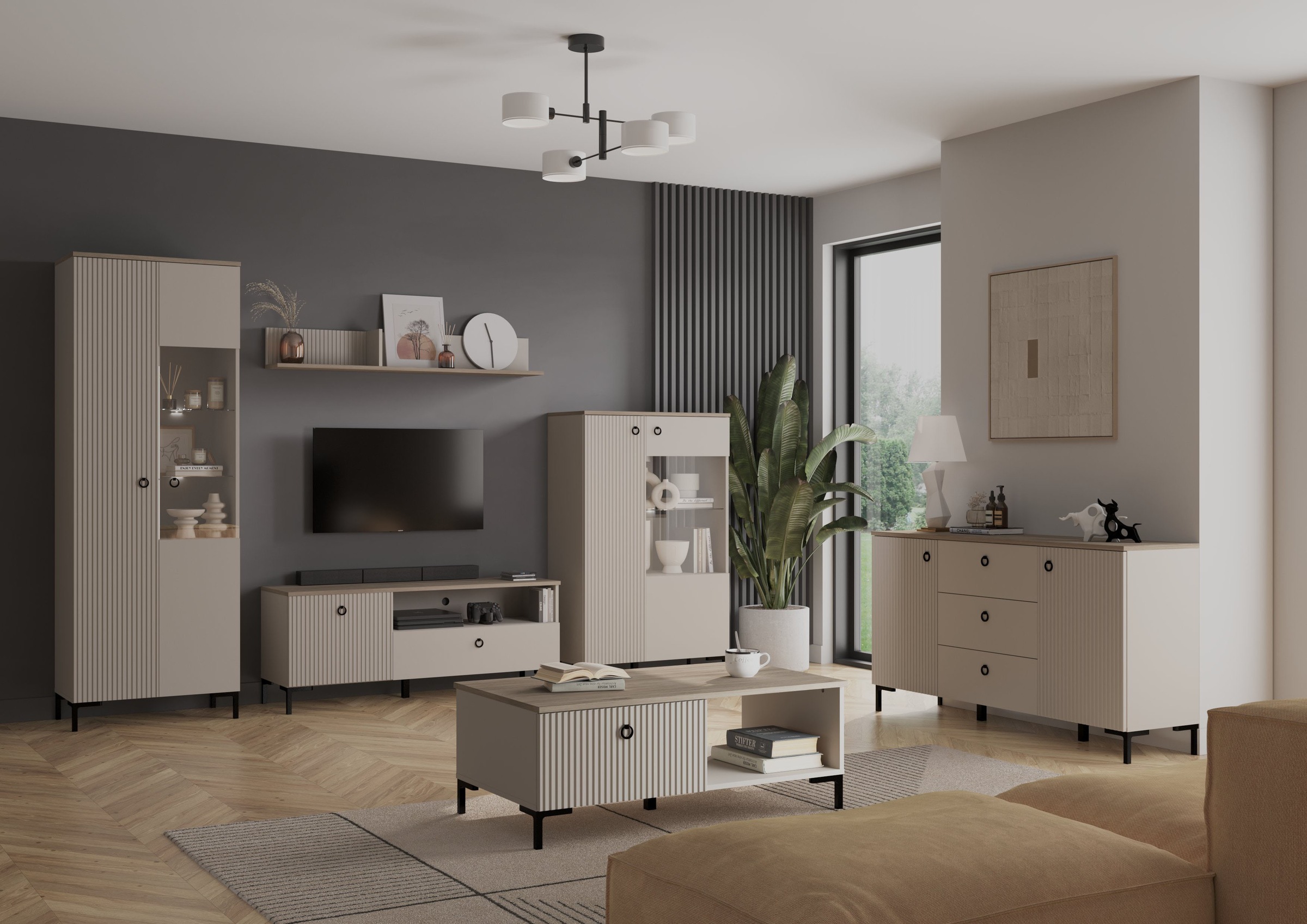 Home affaire Sideboard »Luminara«, (1 St.), Kommode mit Soft-Close Funktion - 120 oder 150 cm Breite