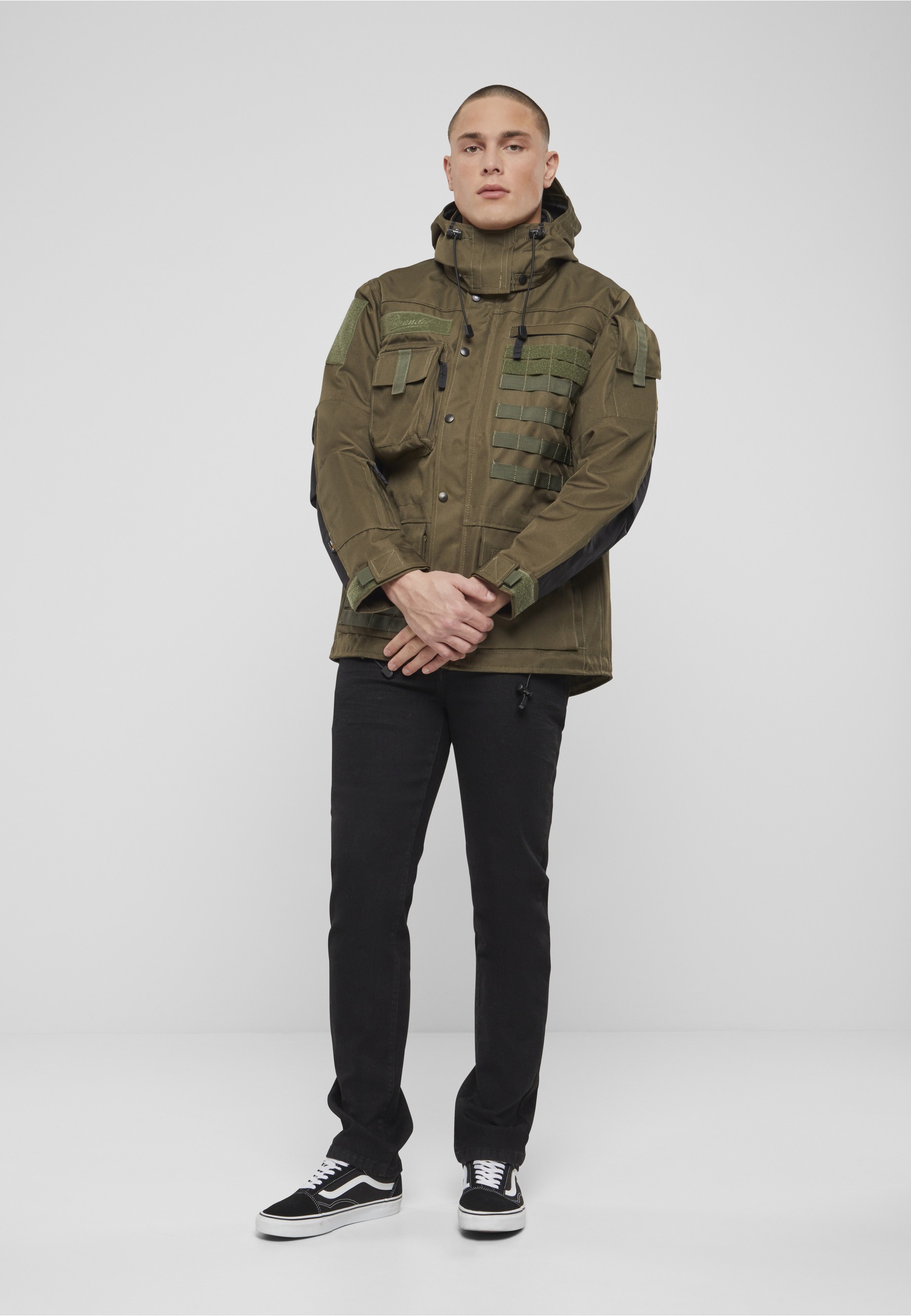 Brandit Outdoorjacke »Brandit Herren Performance Outdoorjacket« 1 Stk. tlg. mit Kapuze
