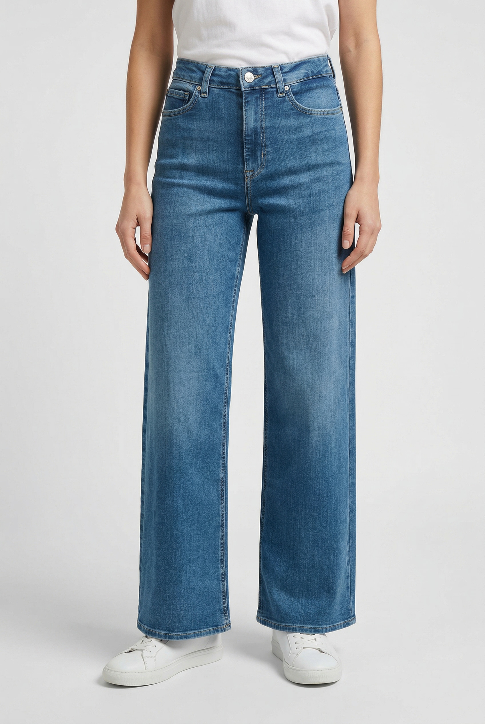 ONLY High-waist-Jeans "ONLMADISON BLUSH HW WIDE DNM CRO665"