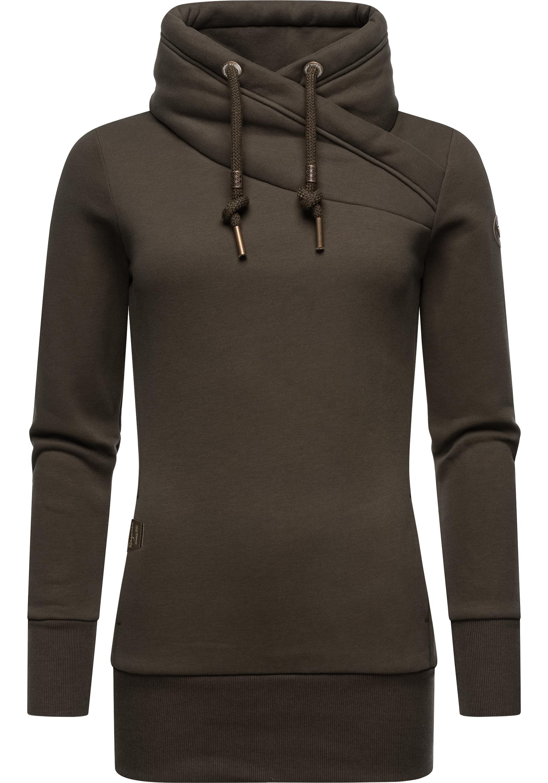 Ragwear Sweatshirt "Neska", modischer Longsleeve Pullover mit hohem Kragen günstig online kaufen