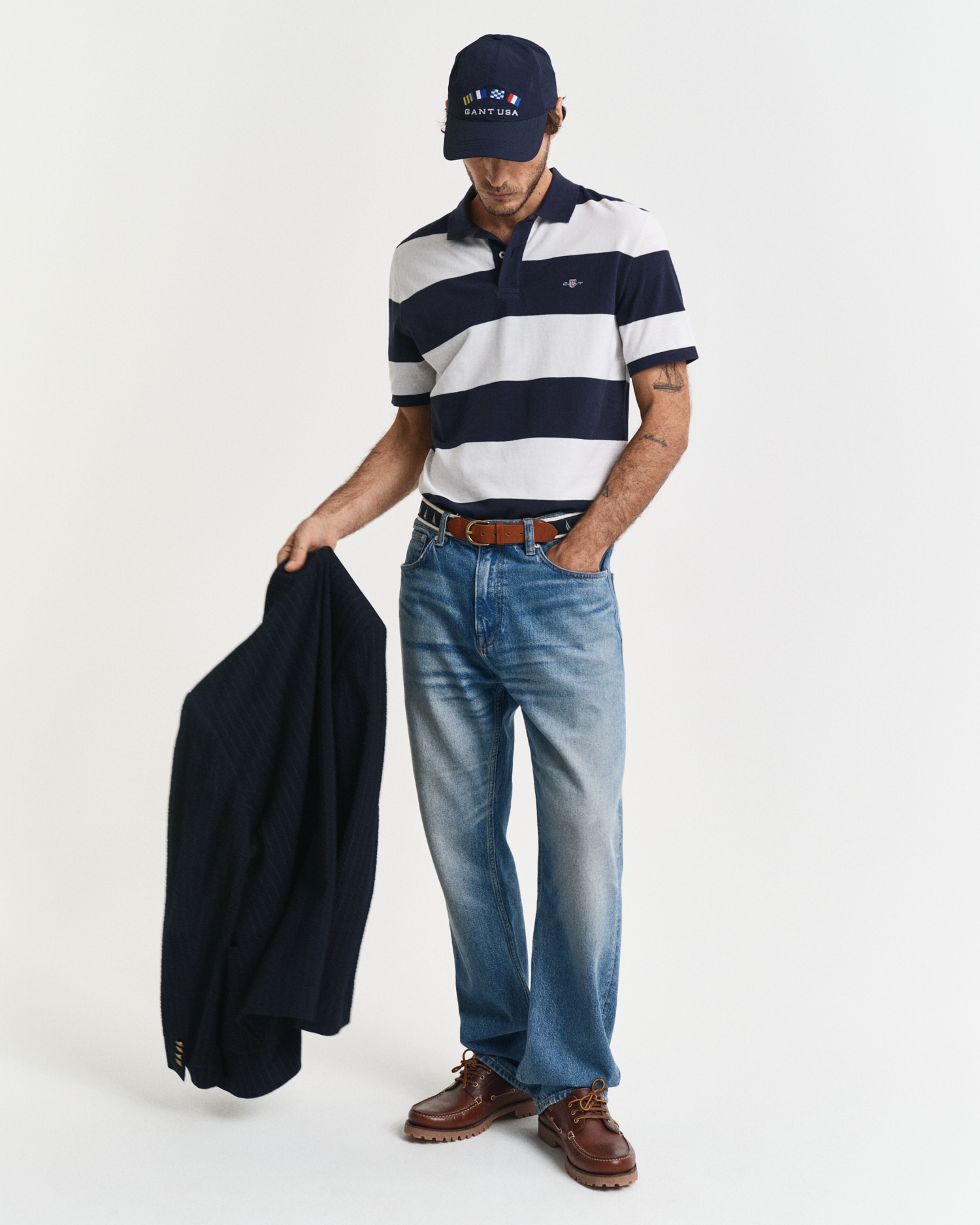 Gant Poloshirt »BLOCK STRIPE« Regular fit mit Polokragen