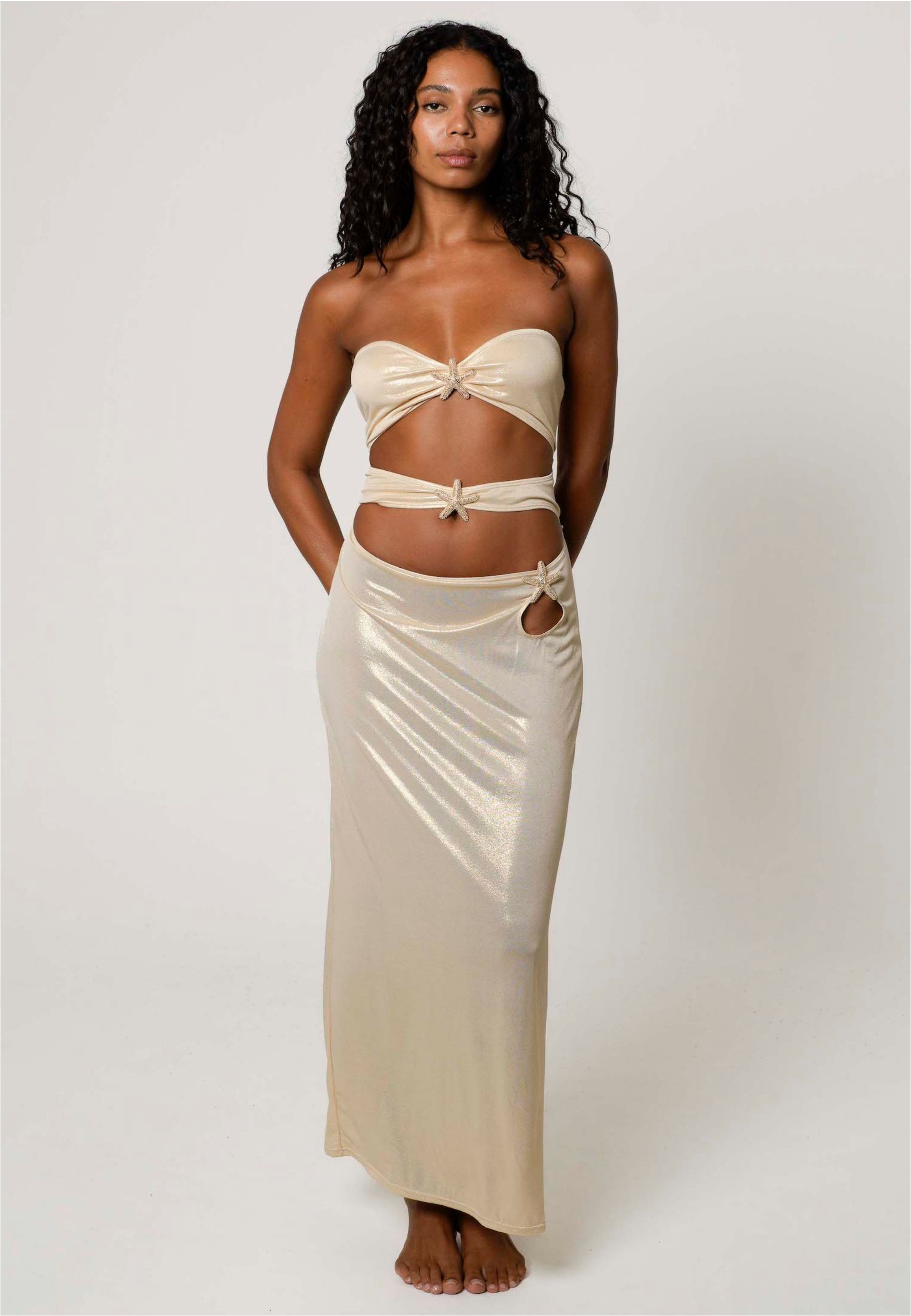 Moda Minx Jerseykleid "Starfish Triangle Long Dress", (1 tlg.), mit tollen günstig online kaufen