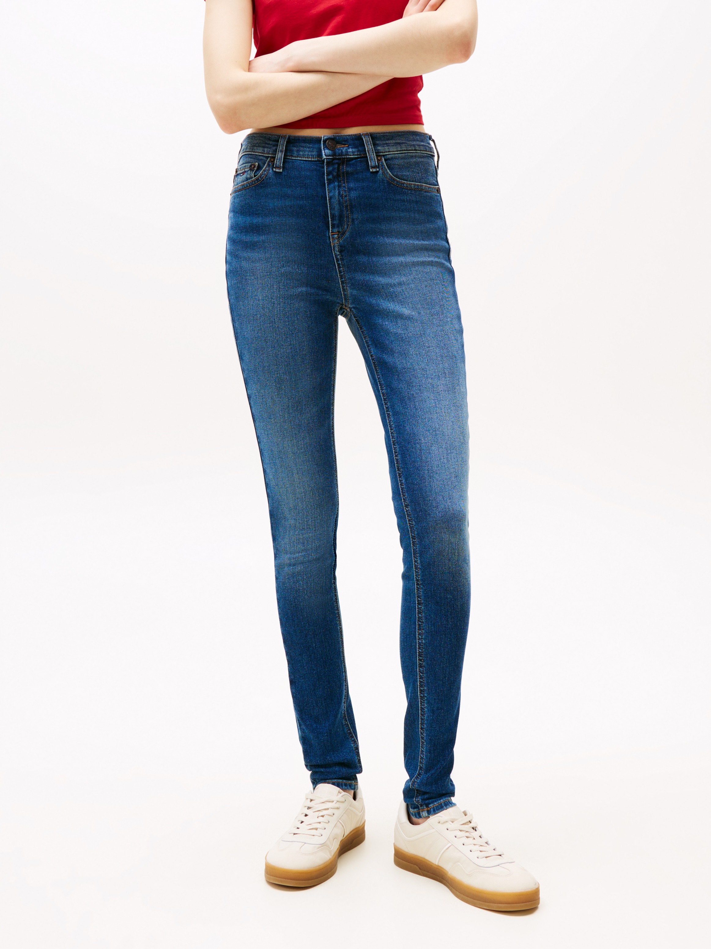Tommy Jeans Skinny-fit-Jeans "Nora Mid Rise Skinny Fit" günstig online kaufen