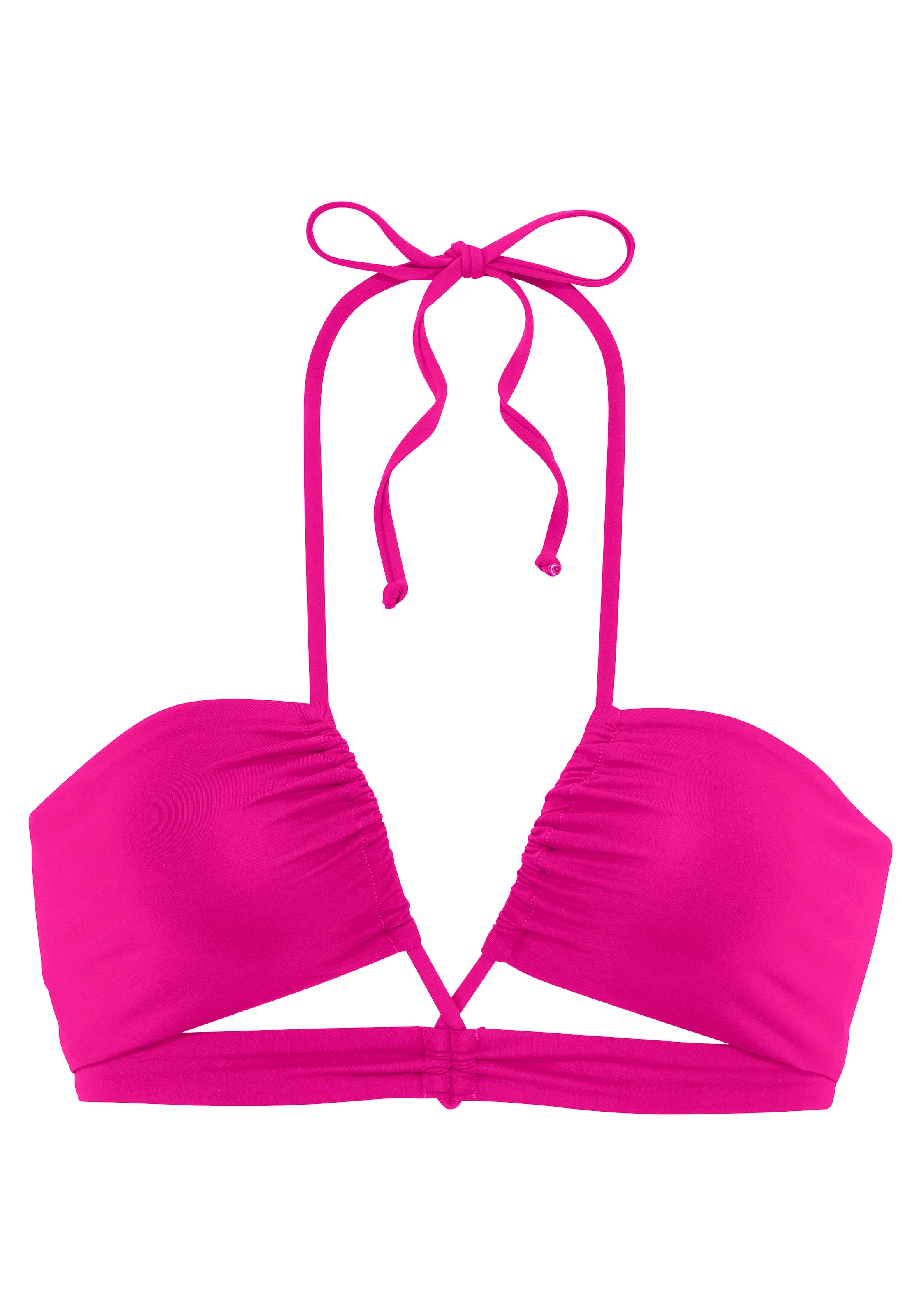 s.Oliver Bandeau-Bikini-Top »Joy«, mit modischen Cut-Outs