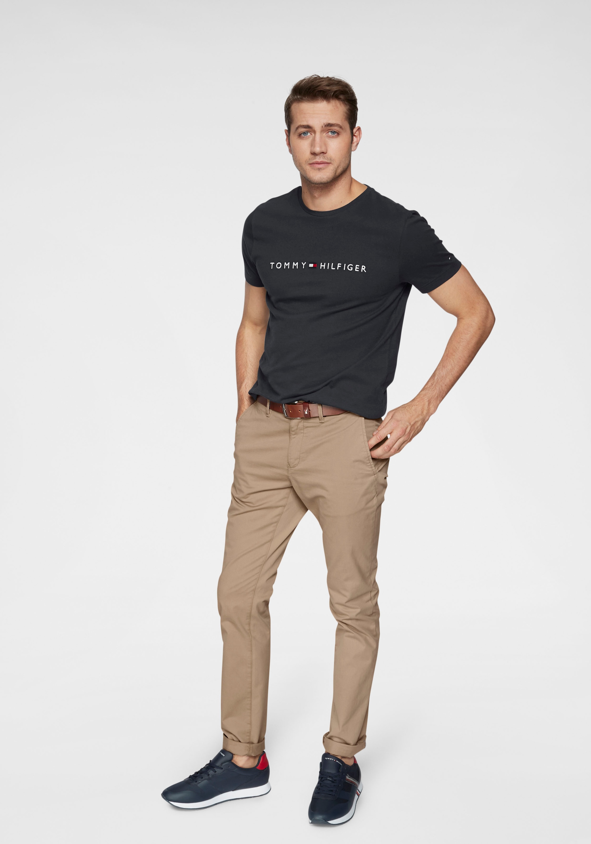 Tommy Hilfiger T-Shirt »TOMMY FLAG HILFIGER TEE«
