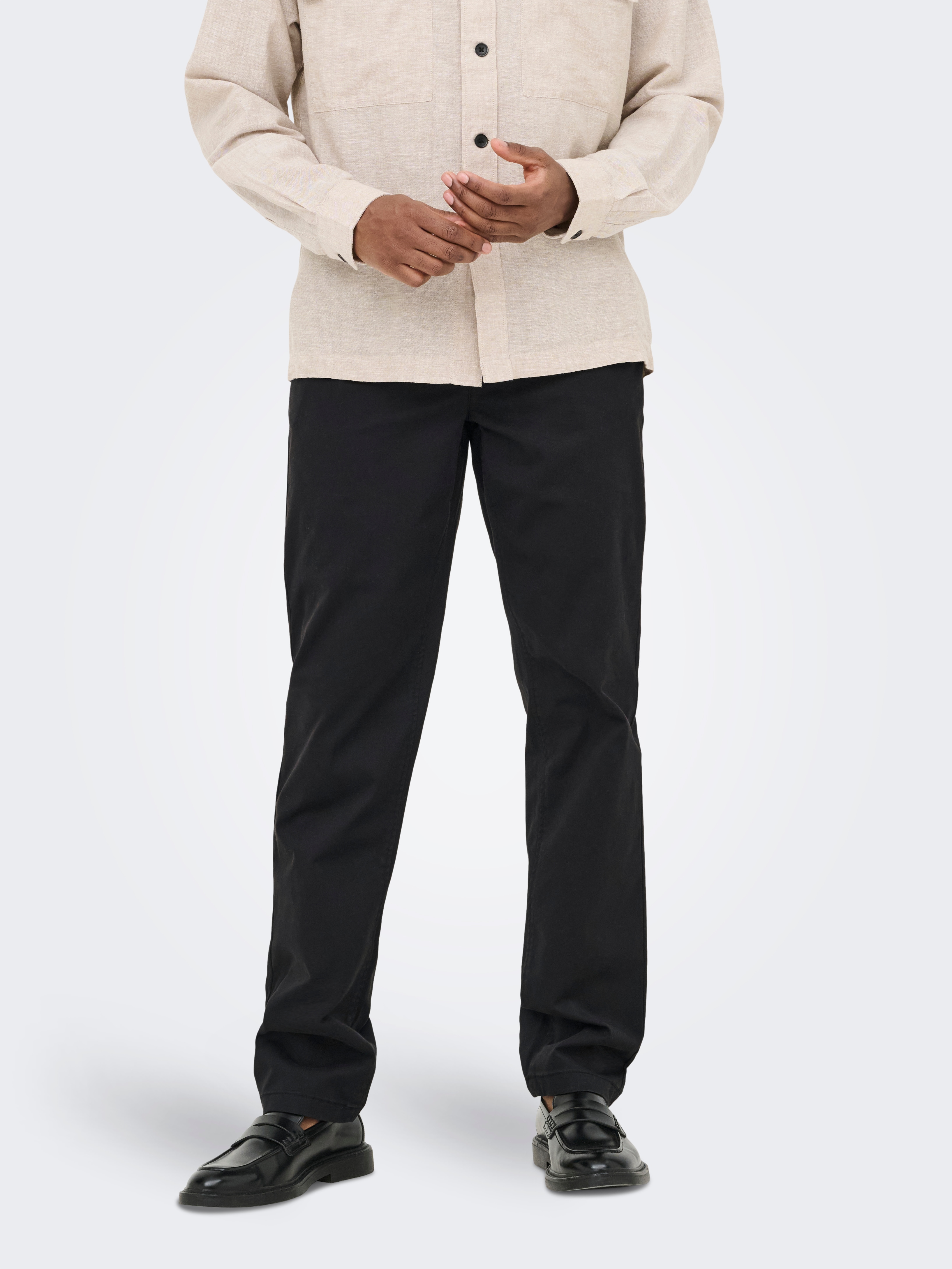 ONLY & SONS Chinos "ONSWEFT REG TWILL 0595 CHINO PANT NOOS" Baumwollmischung, regular fit