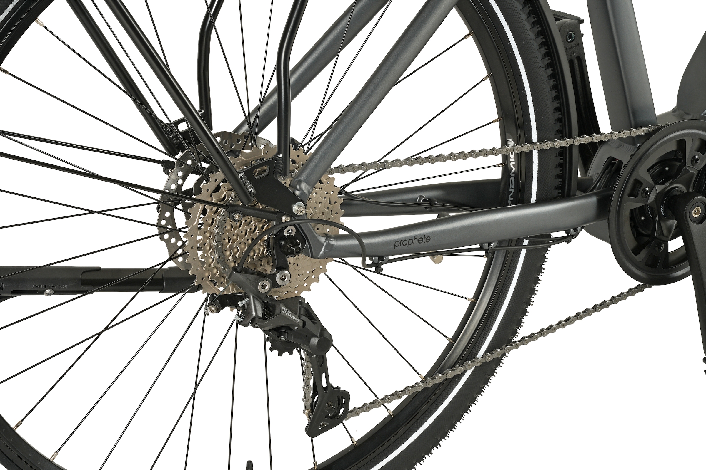 Prophete »Entdecker 5.8« 10 Gang Shimano Deore Schaltwerk Kettenschaltung Mittelmotor 250 W