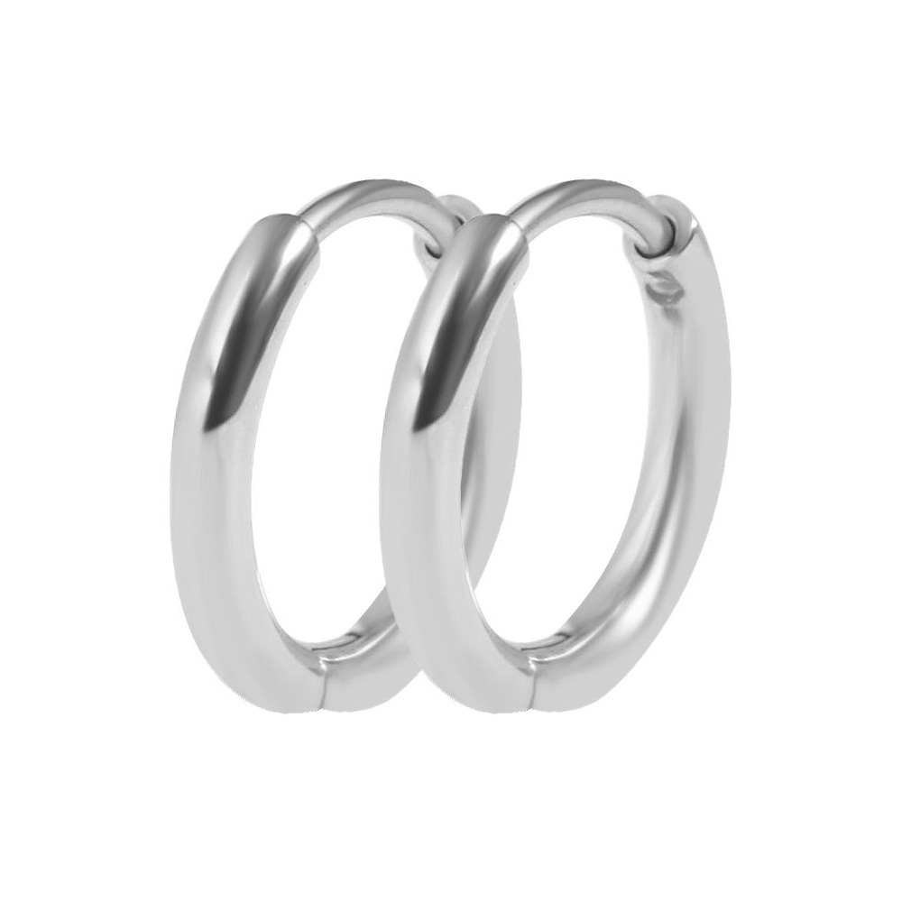 Adelia´s Klappcreolen "Unisex Ohrringe – Klappcreole aus Edelstahl" Zum Ver günstig online kaufen