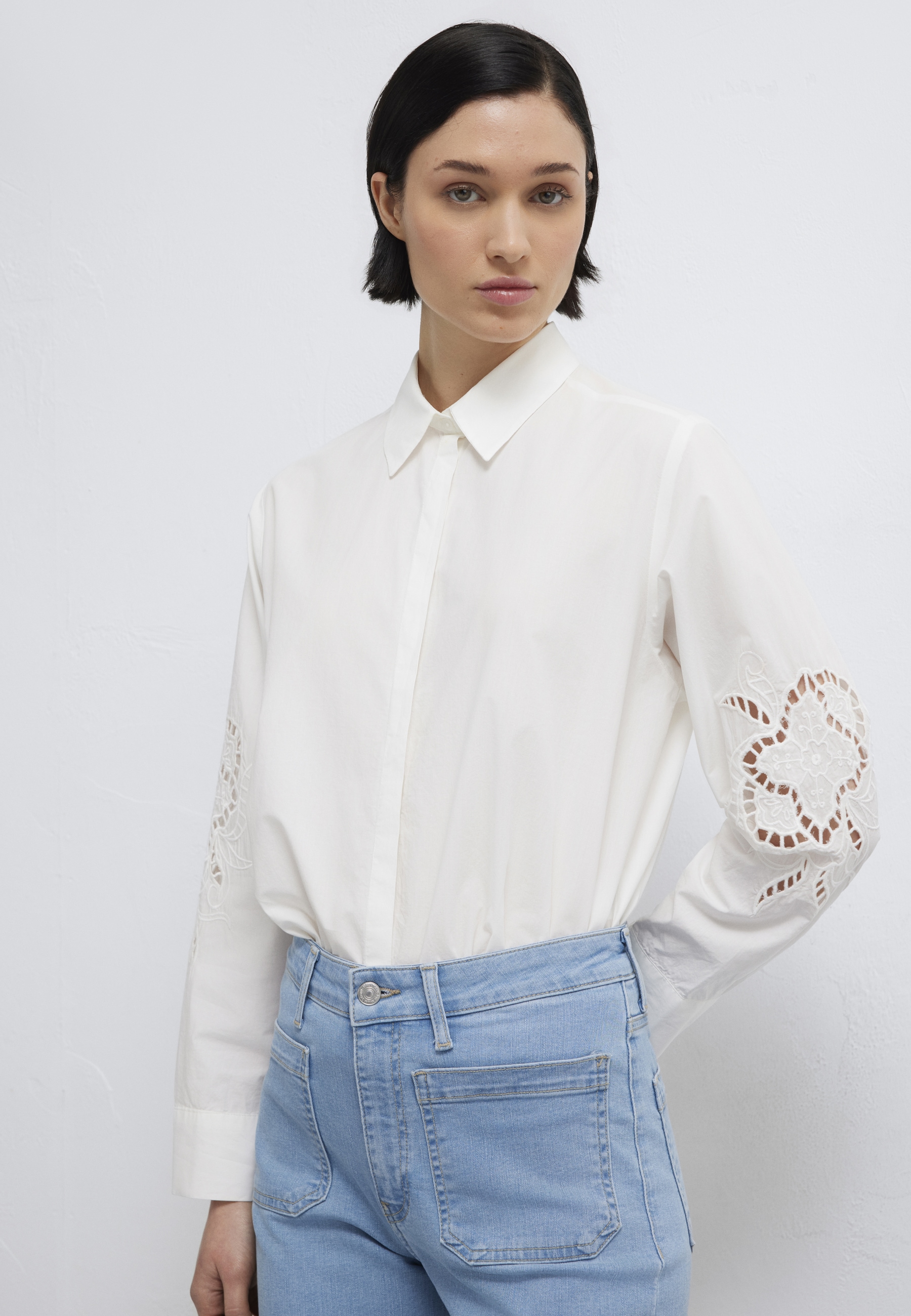 Mavi "LONG SLEEVE WOVEN SHIRT" Bluse Langarm