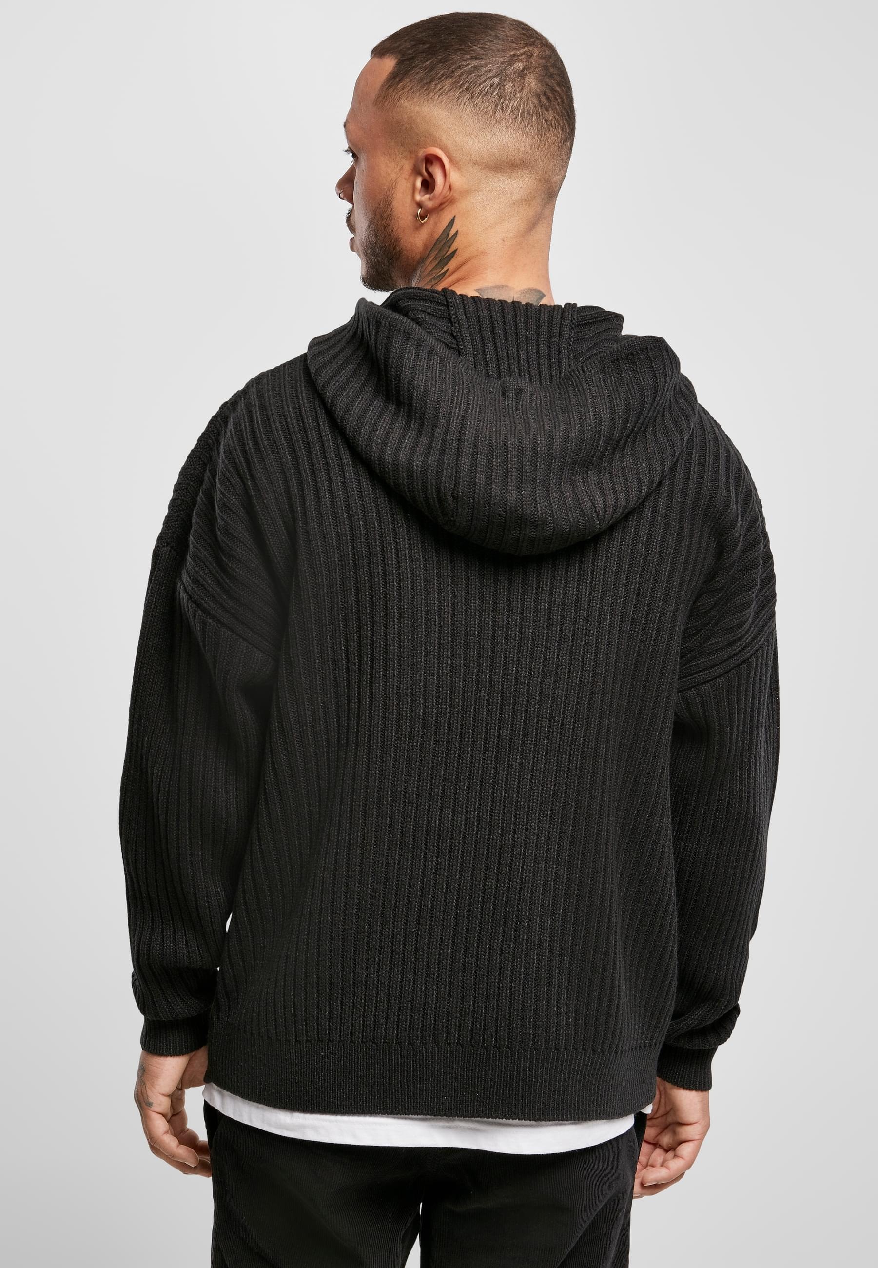 URBAN CLASSICS Kapuzensweatshirt »Urban Classics Herren Knitted Hoody«, (1 tlg.)
