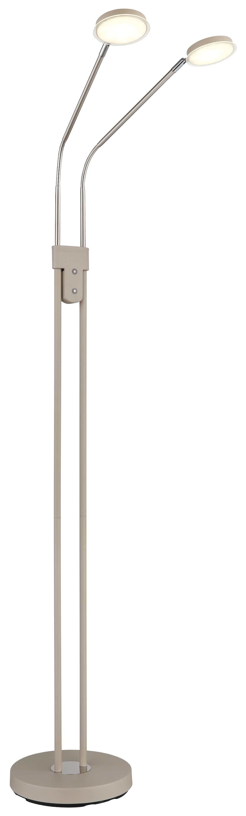 GLOBO LIGHTING Stehlampe »SILVIO« LED-Modul 1 Stk. Stehleuchte mit Touchdimmer, flexibel, modern & komfortabel