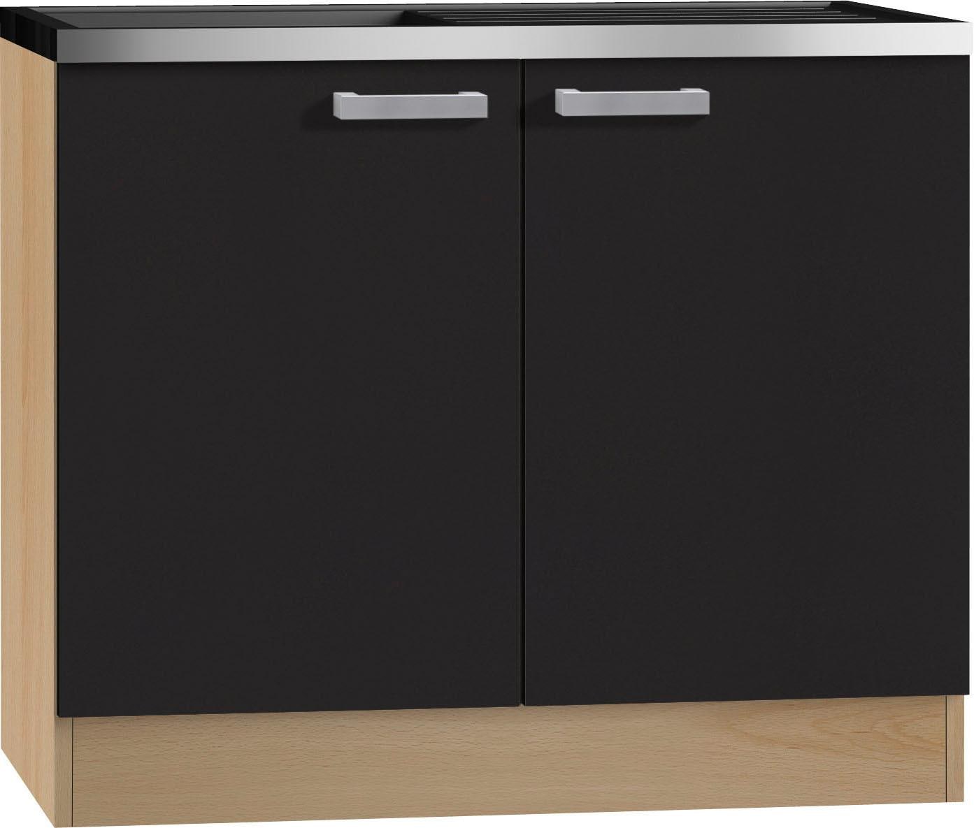 OPTIFIT Spülenschrank "Odense 50", 100 cm breit, 50 cm tief, inkl. Spülenauflage