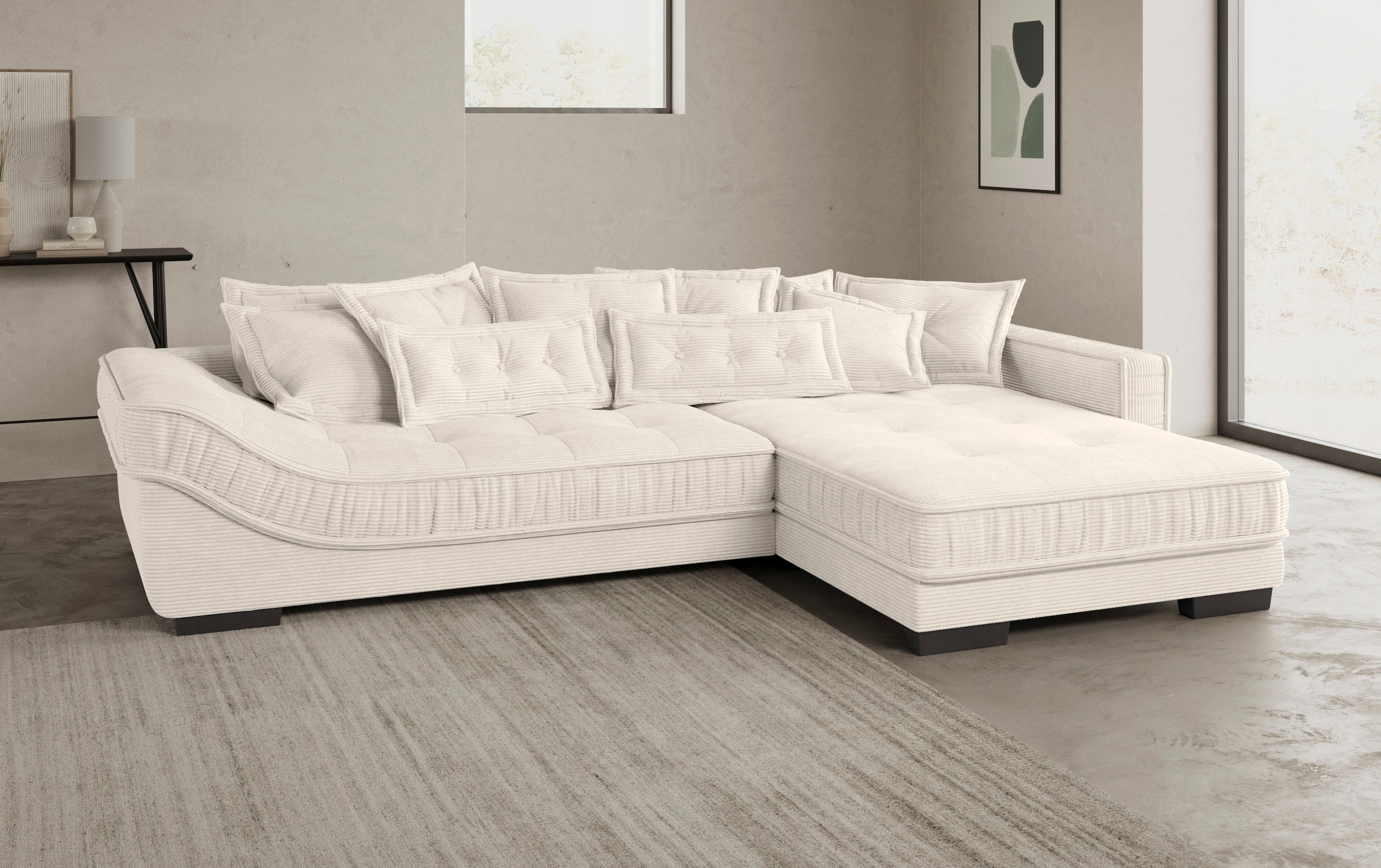 INOSIGN Ecksofa "Diwan II DuraFlex", DuraFlex-Kaltschaumpolsterung, bis 140 günstig online kaufen