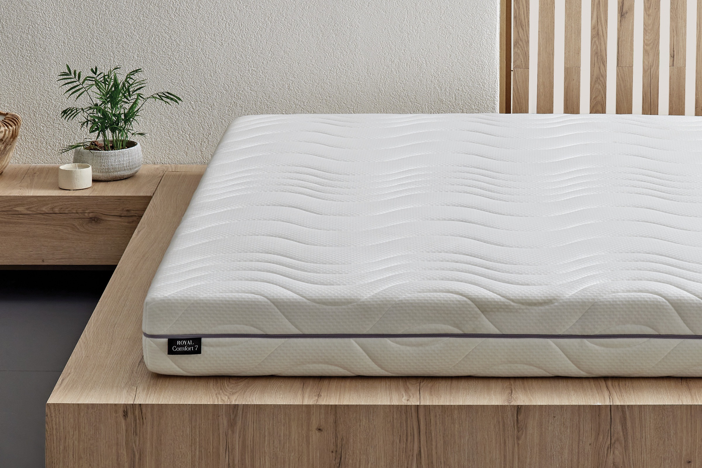 Thumbnail - Yatas Bedding Komfortschaummatratze "Royal Comfort 7 Slim, Matratze 90x200, 140x200 cm & weitere Größen", 18 cm hoch, Ra...