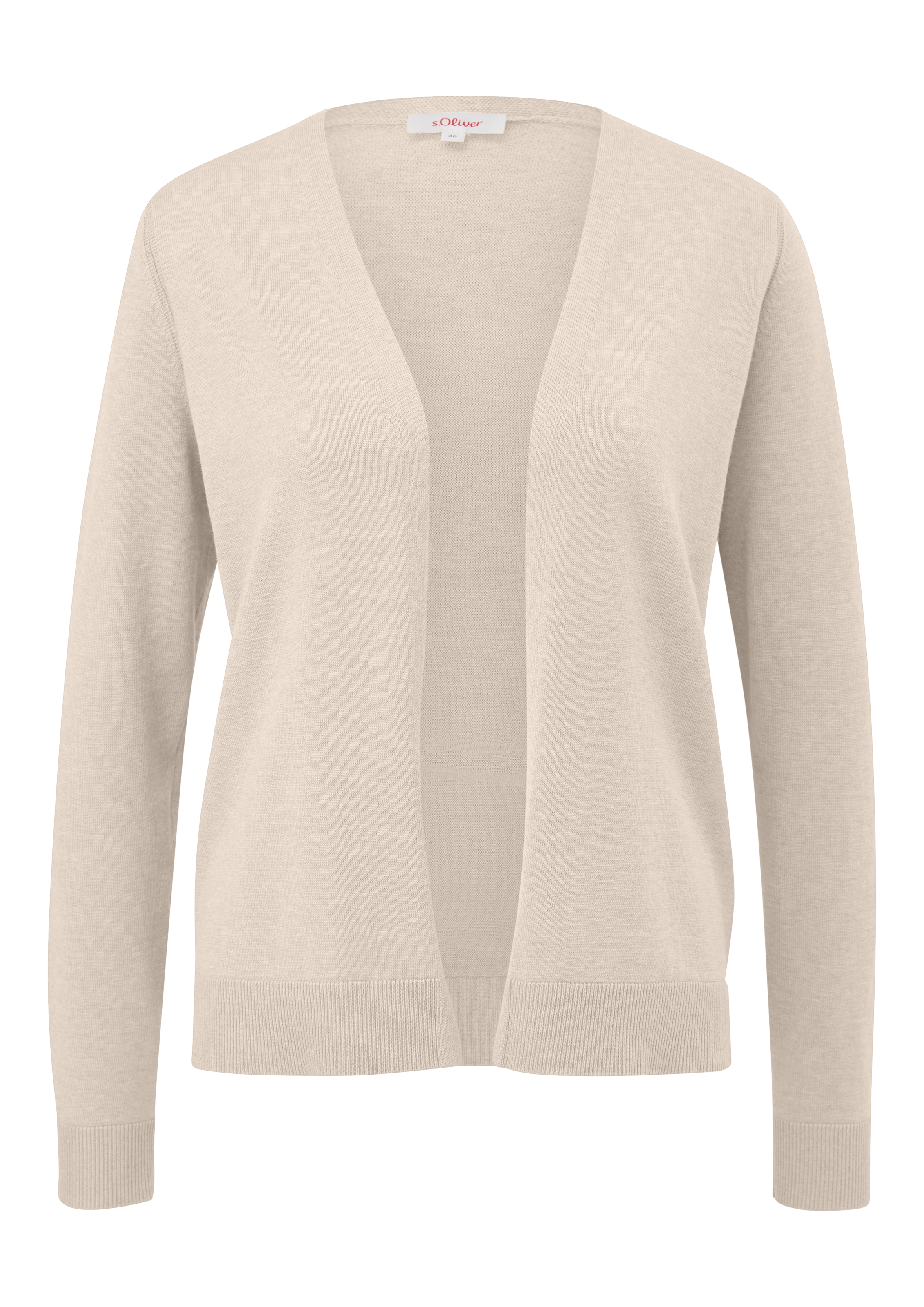s.Oliver Strickjacke, Feinstrick ohne Verschluss